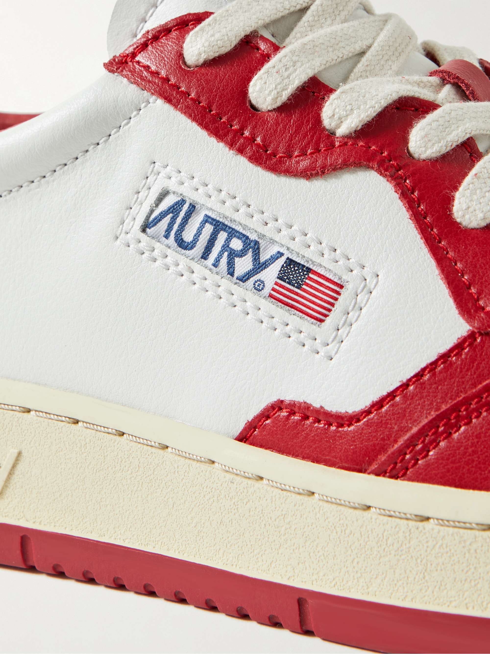AUTRY Medalist Two-Tone Leather Sneakers