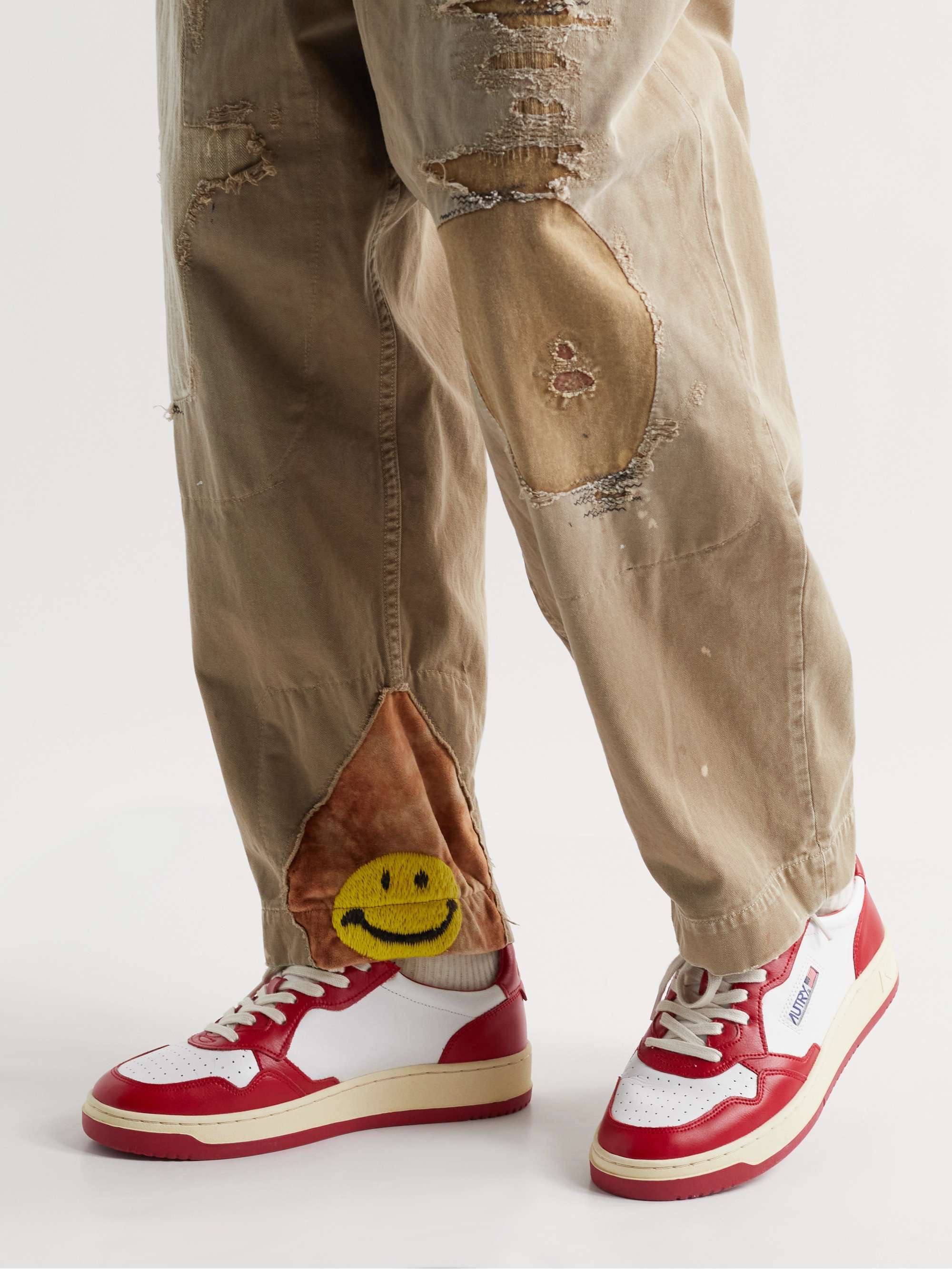 AUTRY Medalist Two-Tone Leather Sneakers