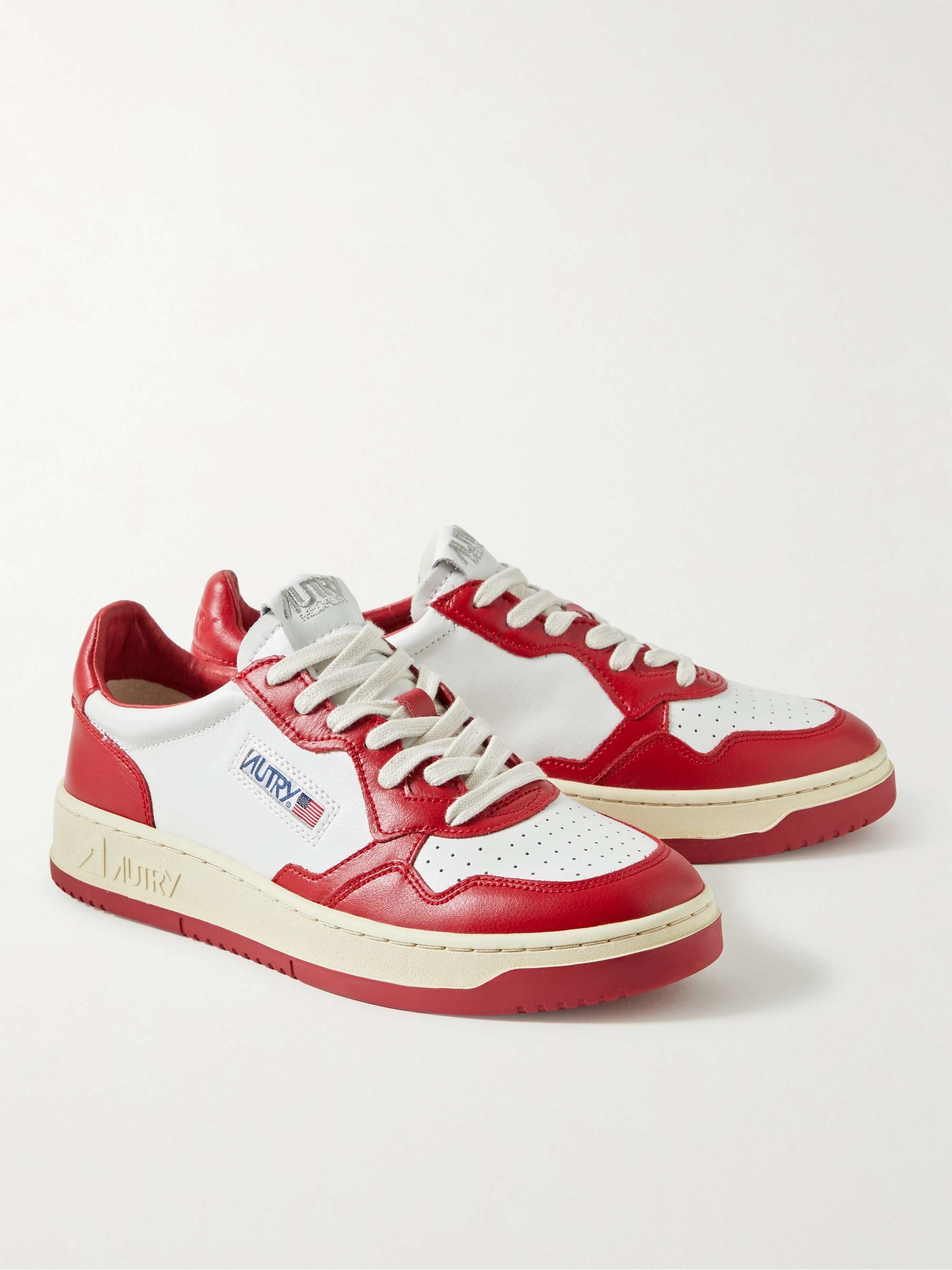 AUTRY Medalist Two-Tone Leather Sneakers