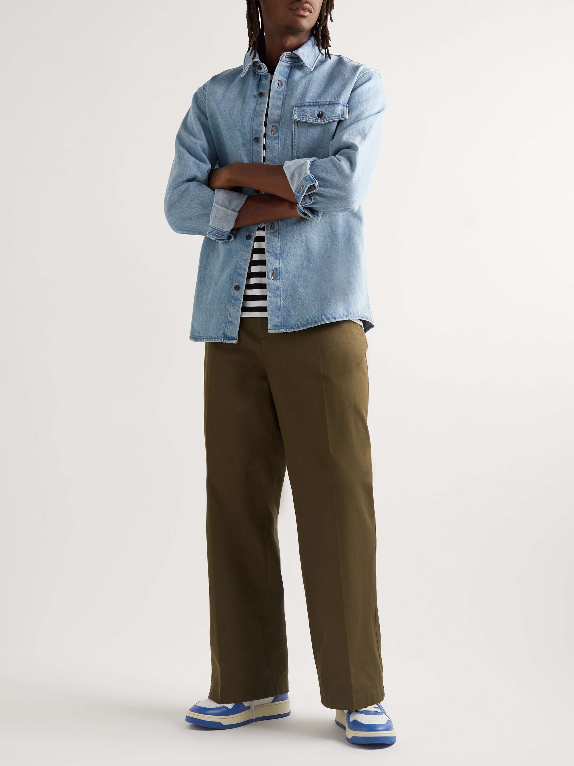 AUTRY Medalist Two-Tone Leather Sneakers