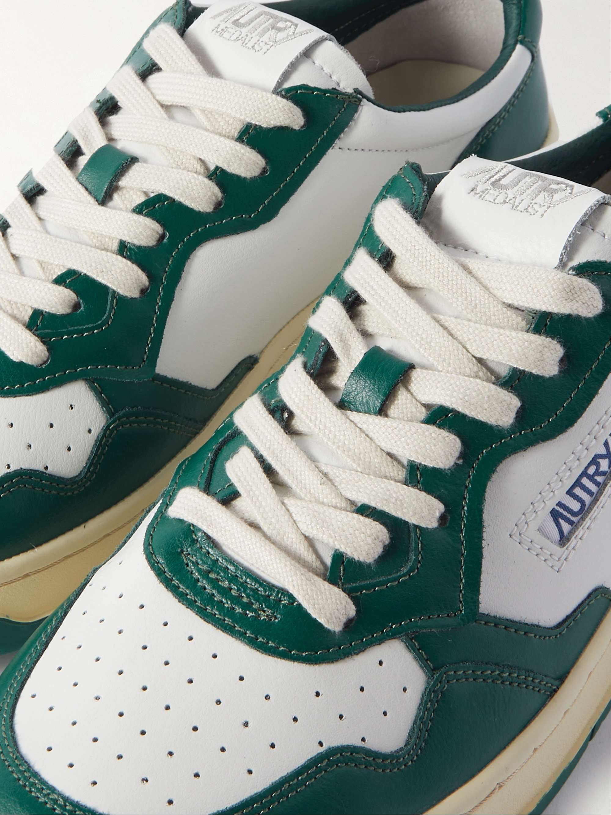 AUTRY Medalist Two-Tone Leather Sneakers