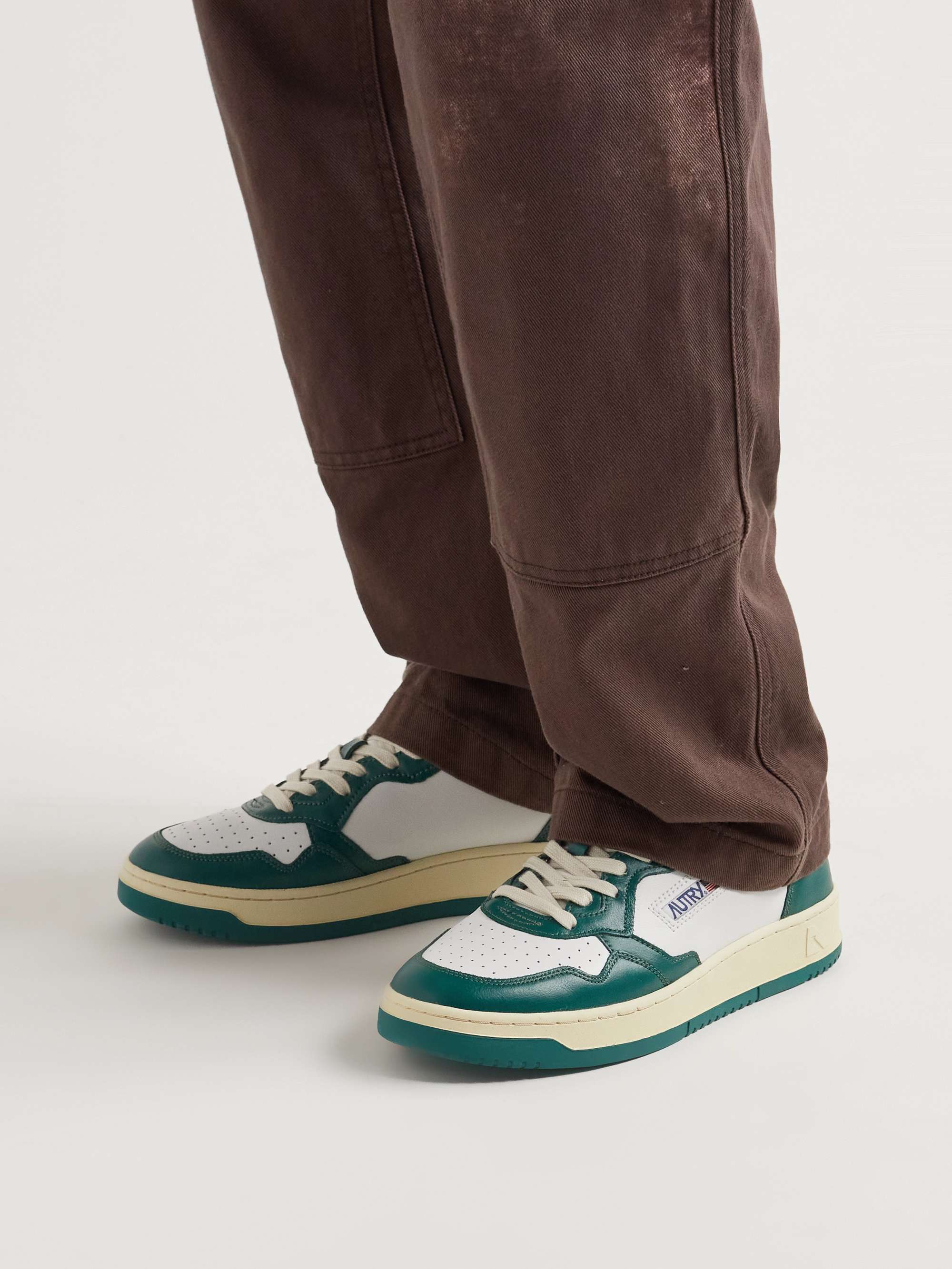 AUTRY Medalist Two-Tone Leather Sneakers