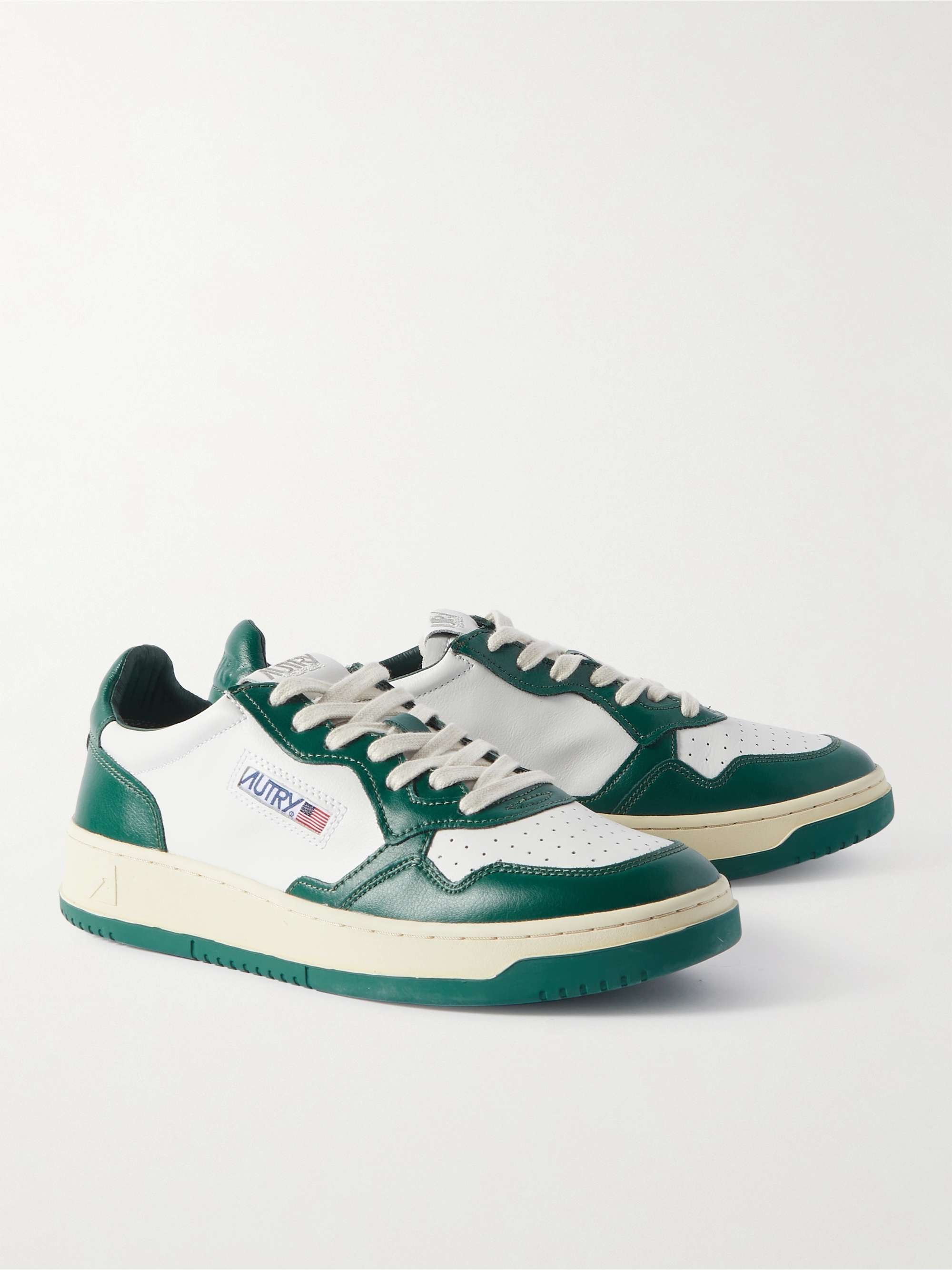 AUTRY Medalist Two-Tone Leather Sneakers
