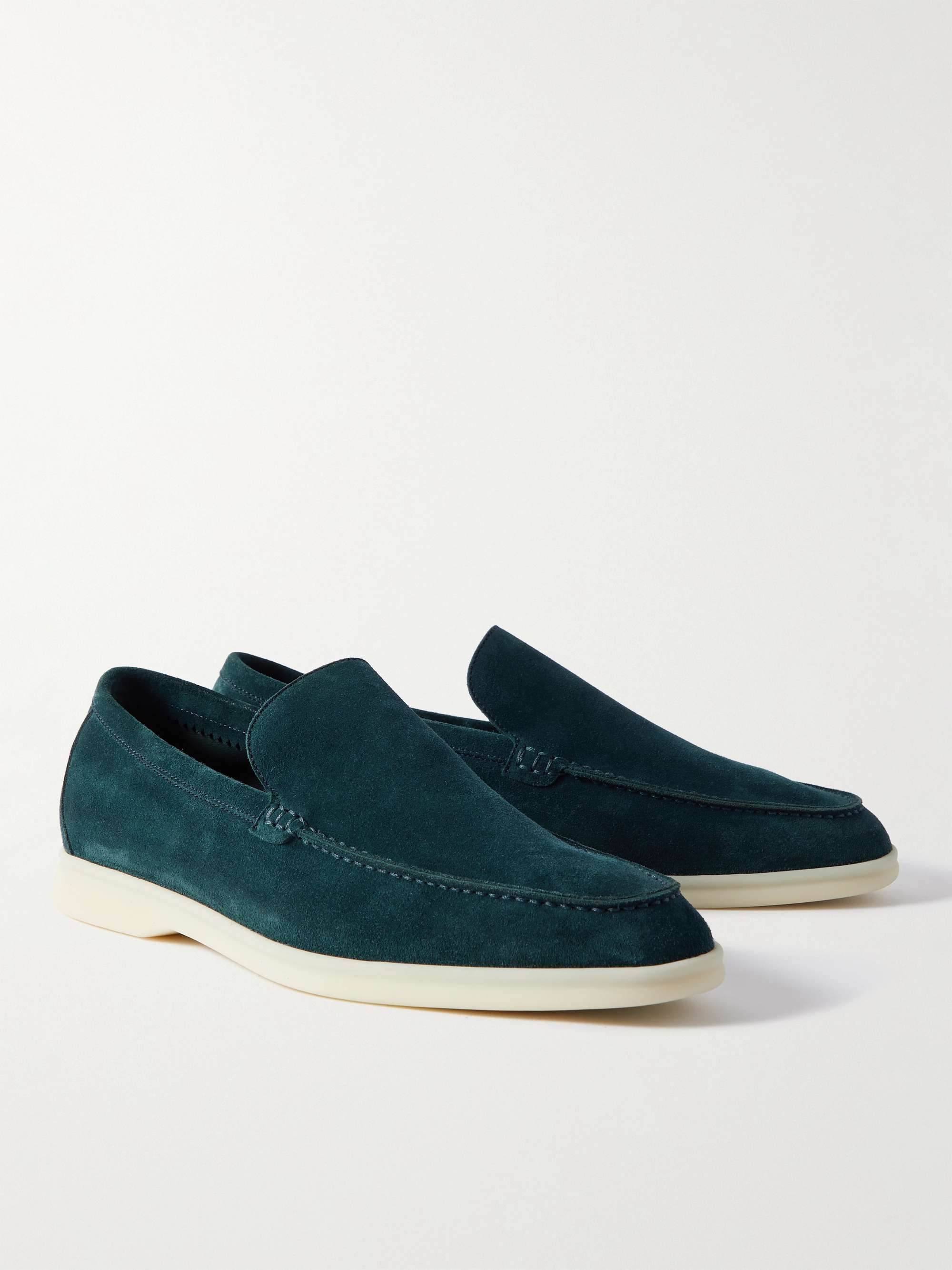 LORO PIANA Summer Walk Suede Loafers