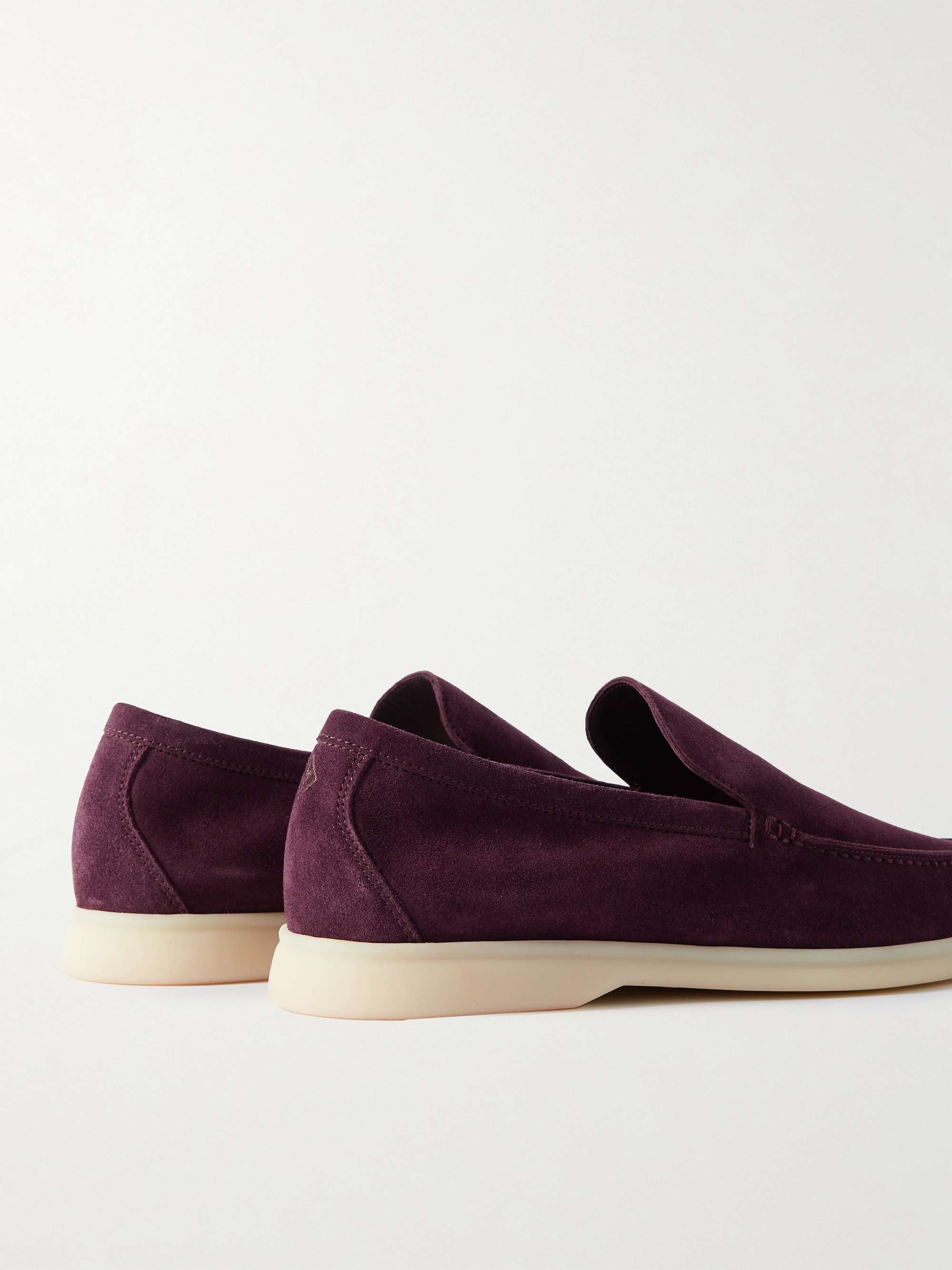 LORO PIANA Summer Walk Suede Loafers