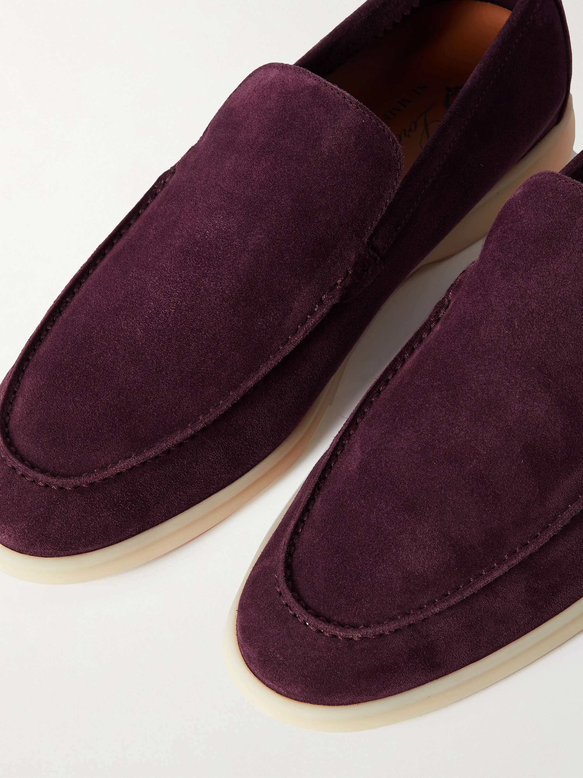 LORO PIANA Summer Walk Suede Loafers