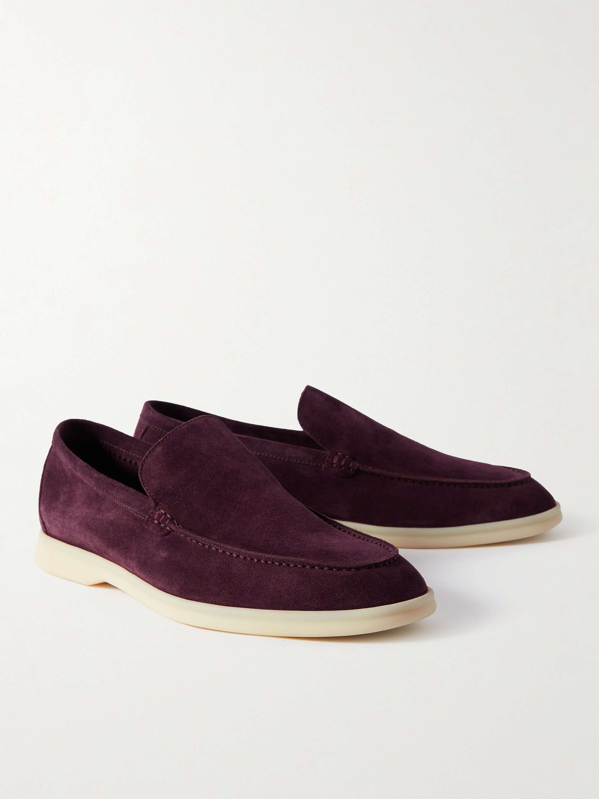 LORO PIANA Summer Walk Suede Loafers