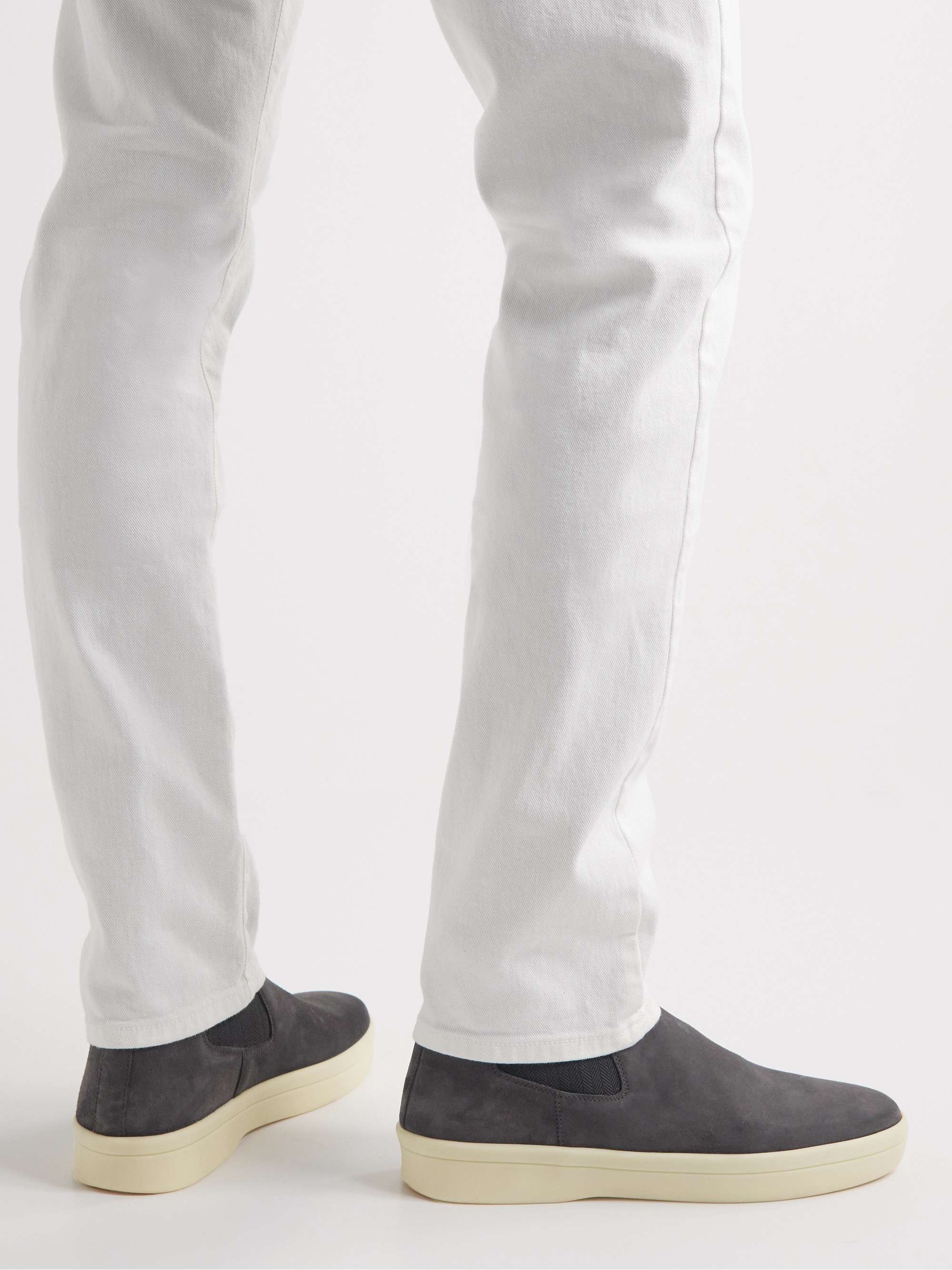 LORO PIANA Beatle Ultimate Walk Suede Chelsea Boots