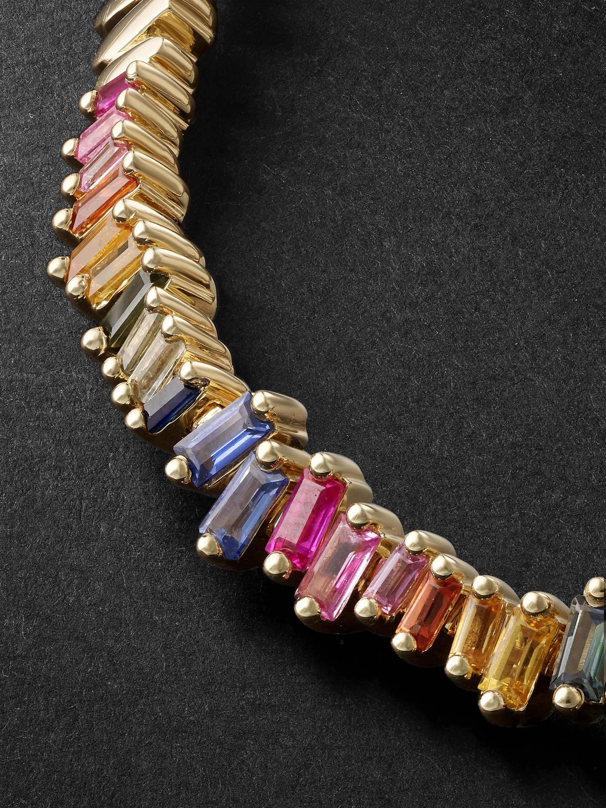SUZANNE KALAN Gold Sapphire Bracelet