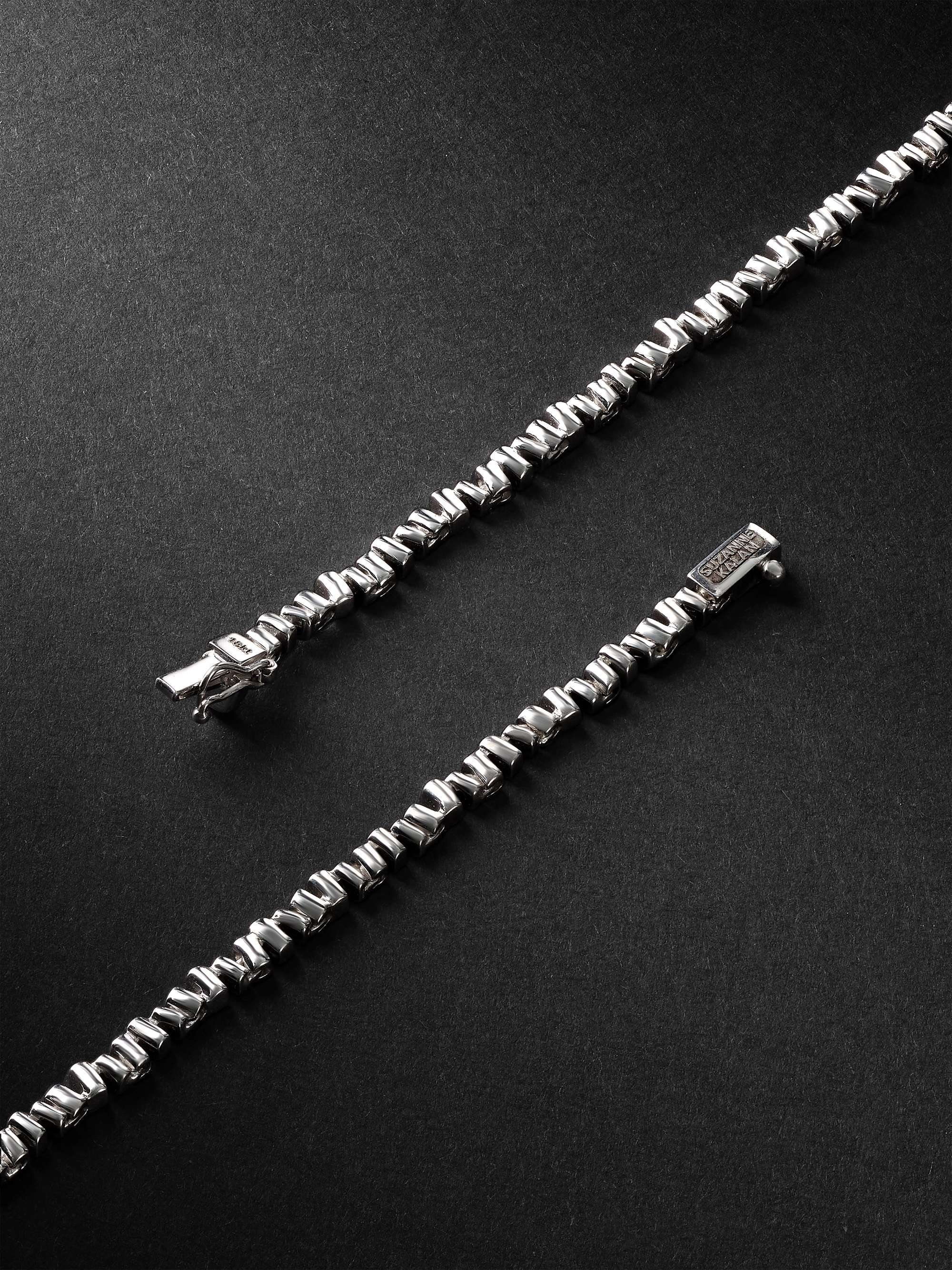 SUZANNE KALAN White Gold Tennis Necklace