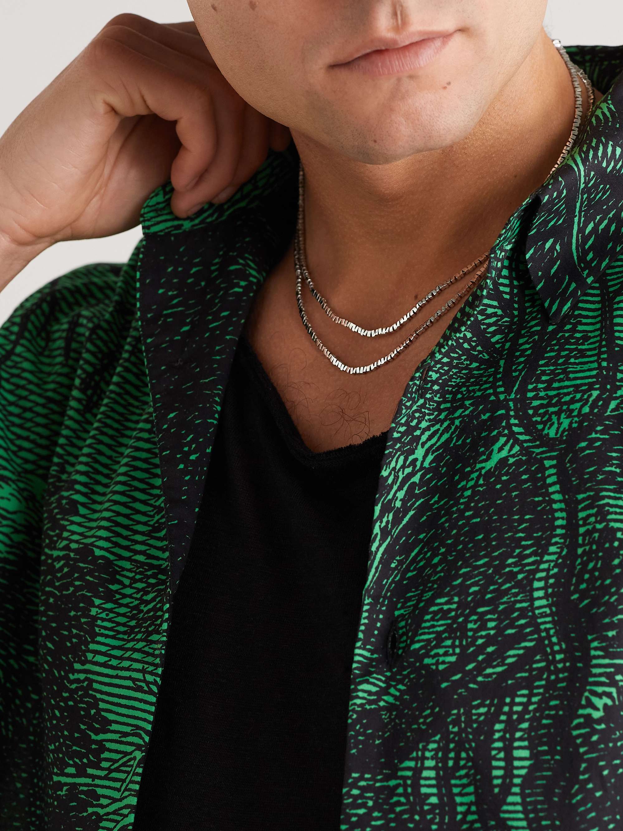 SUZANNE KALAN White Gold Tennis Necklace
