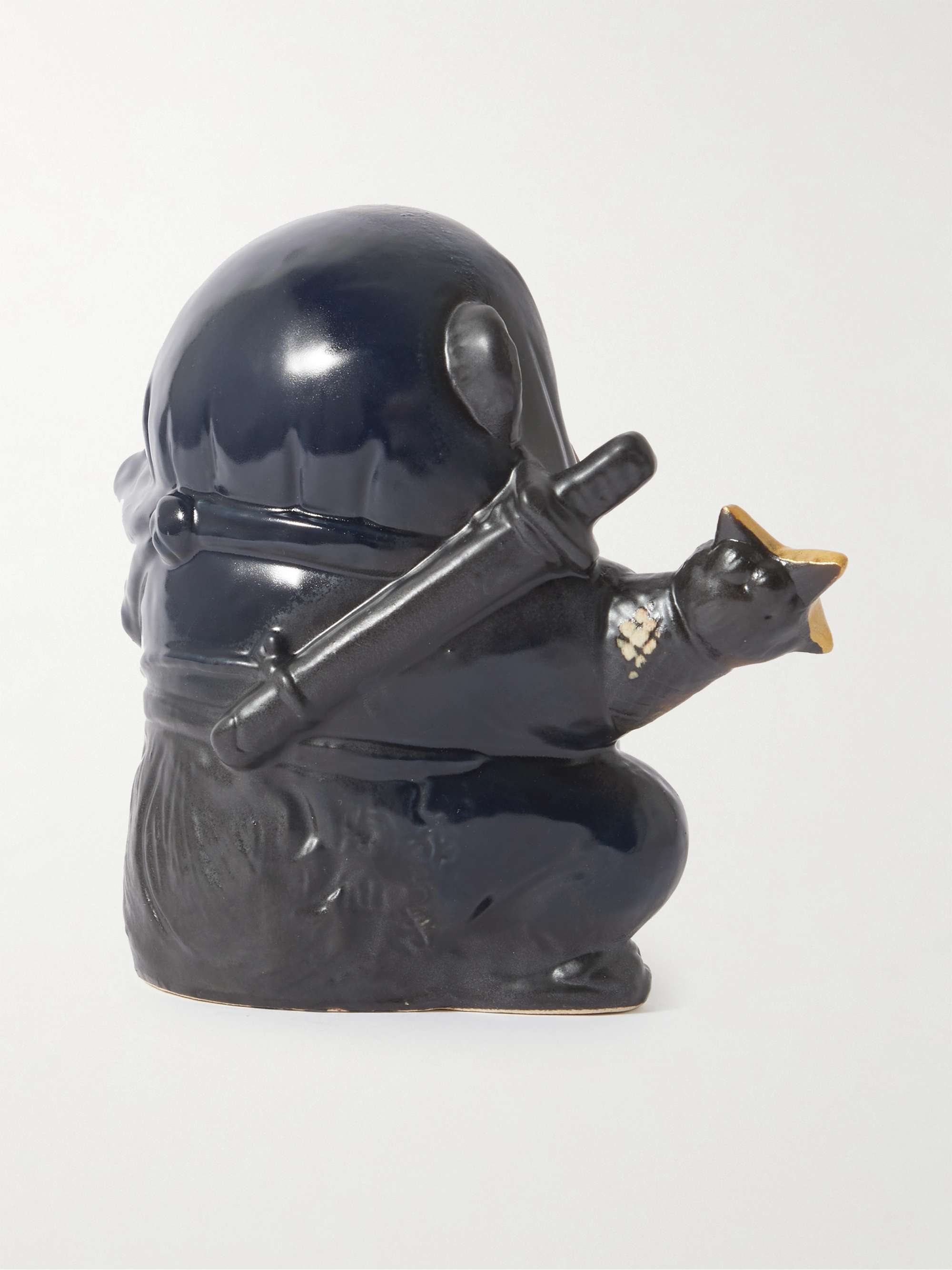 BY JAPAN + Beams Japan Racoon Ninja Ceramic Figurine