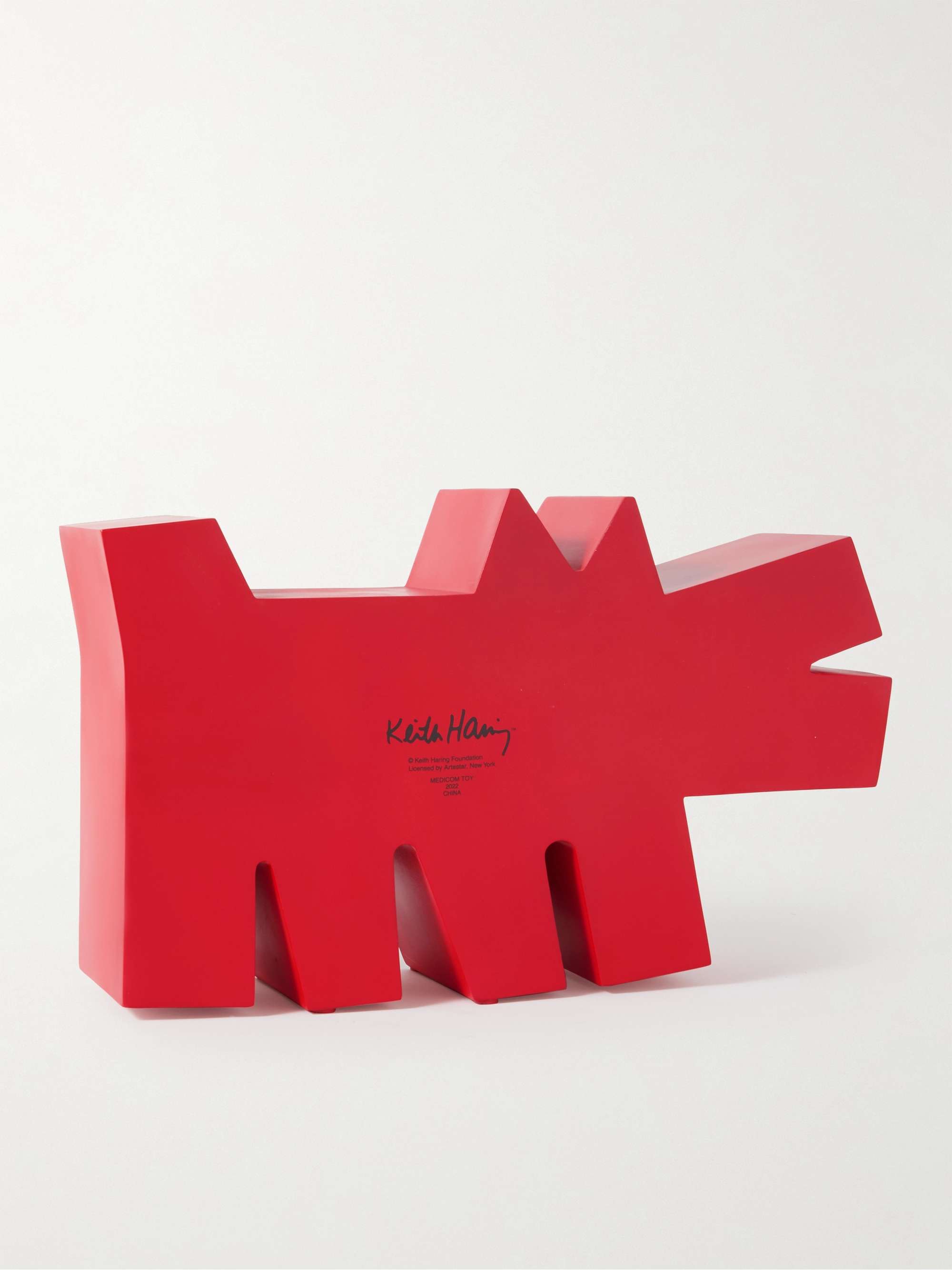 MEDICOM + Keith Haring Barking Dog Plastic Figurine