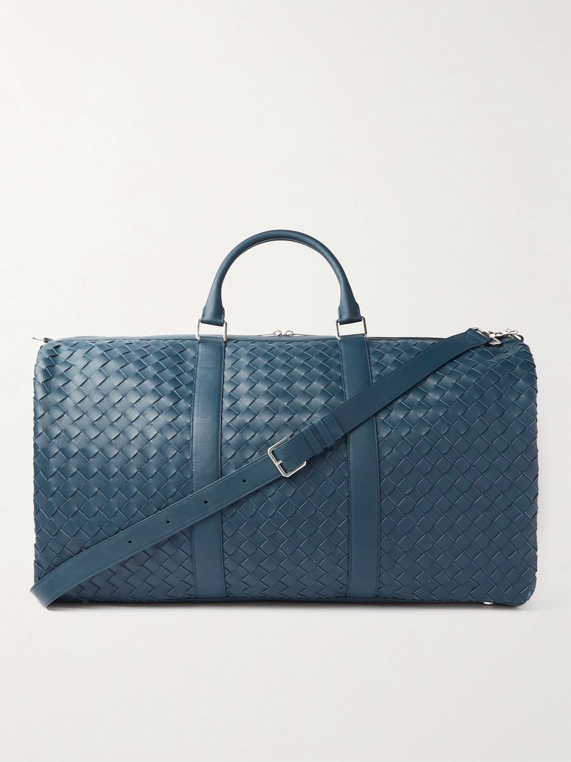 BOTTEGA VENETA Intrecciato Leather Holdall for Men | MR PORTER