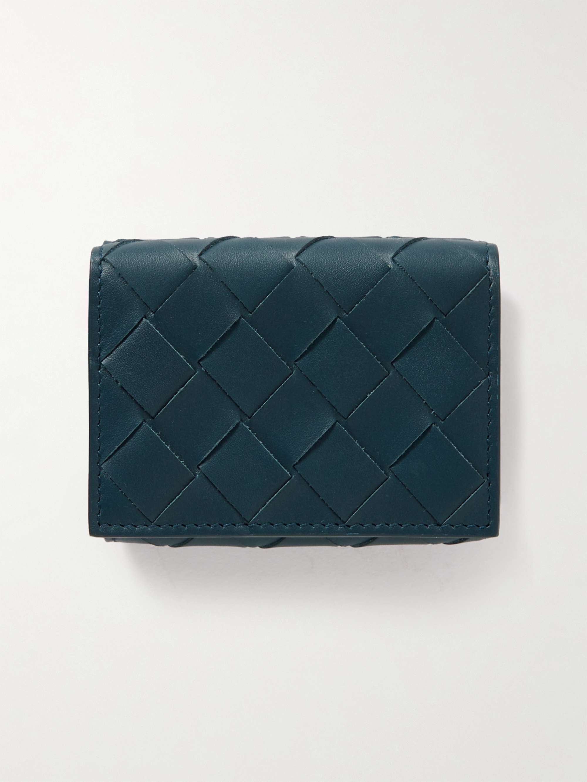 Bottegaveneta Men's Intrecciato Leather Wallet