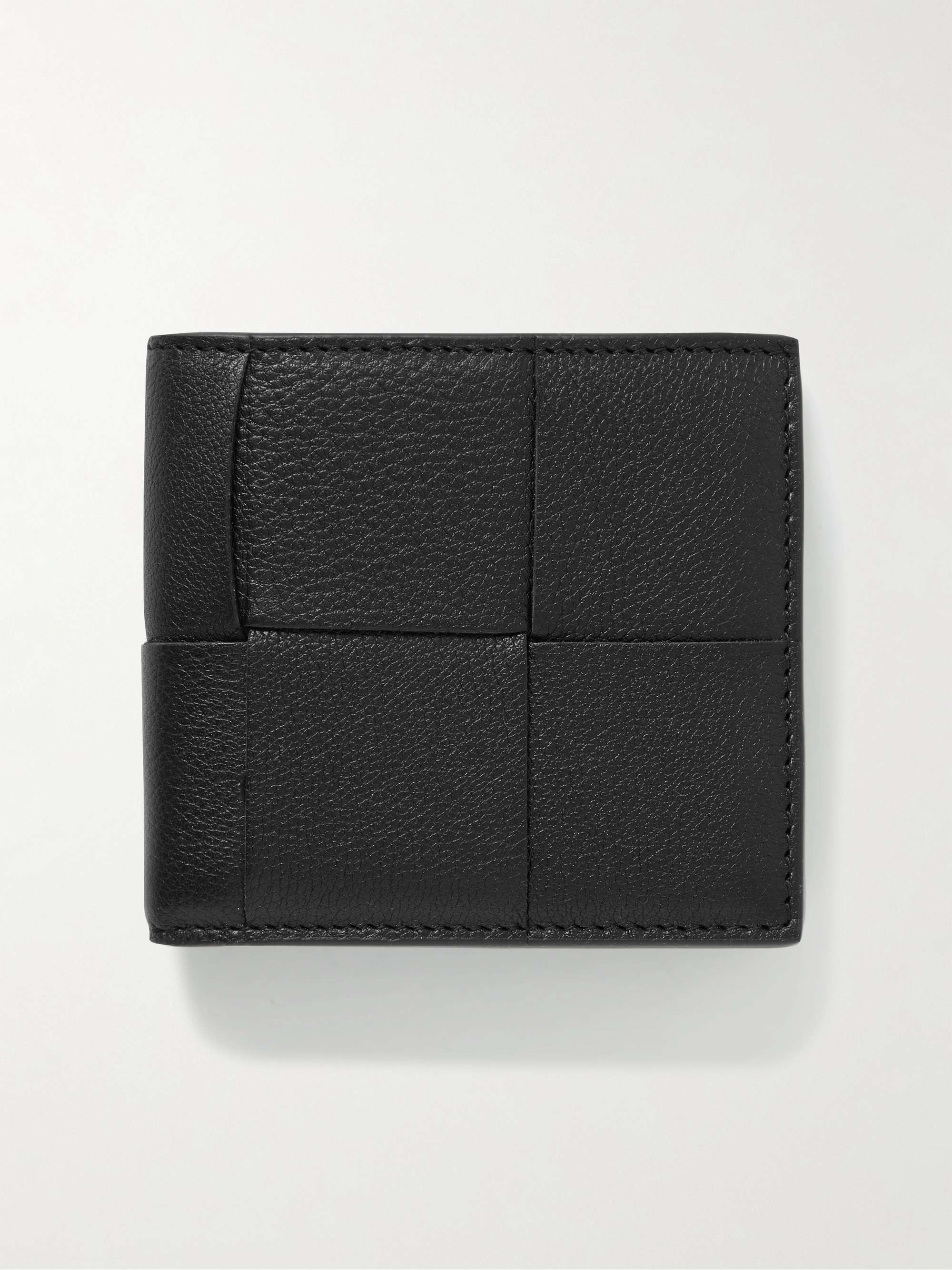 leather wallet black