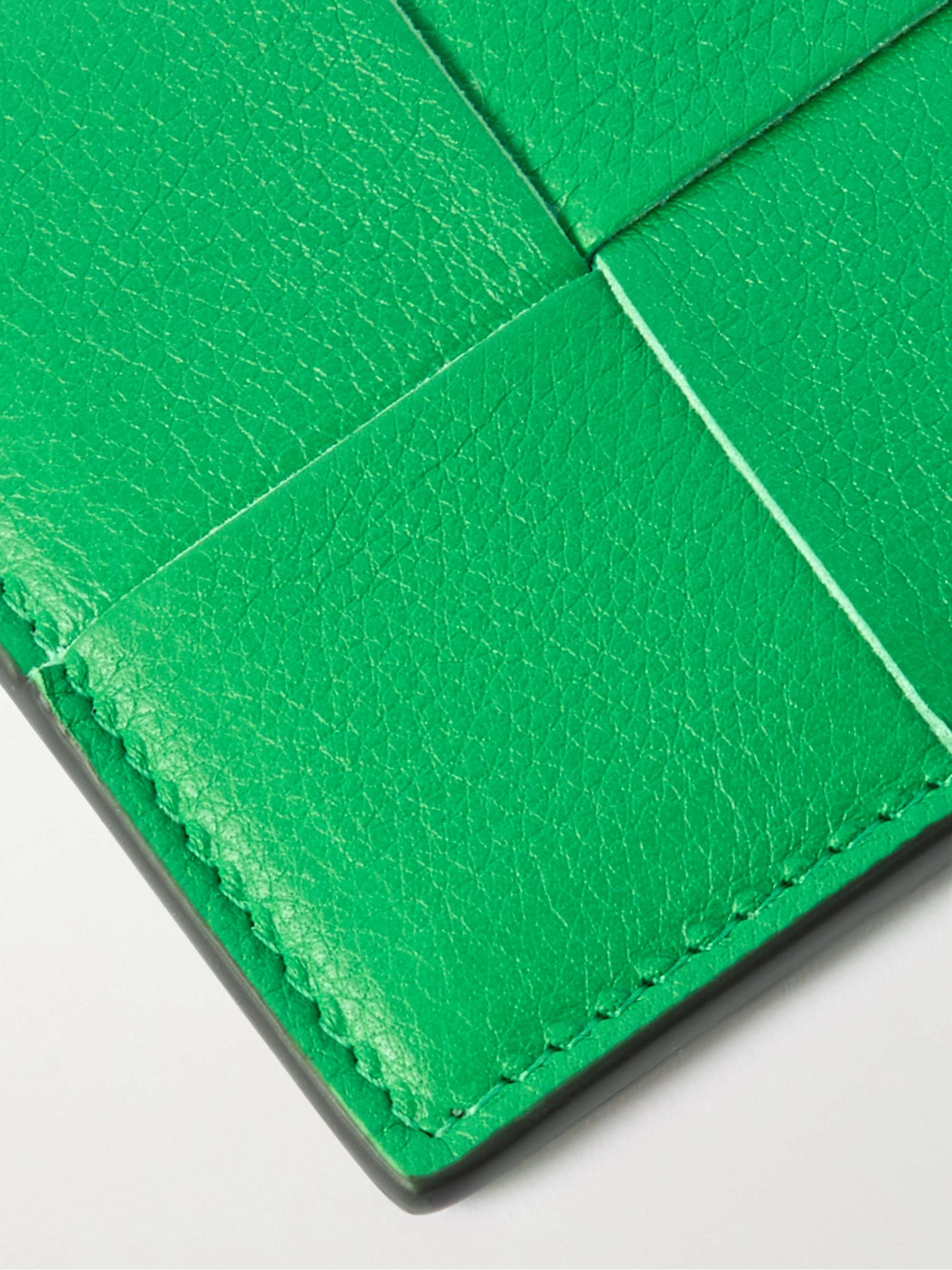 BOTTEGA VENETA Cassette Intrecciato Full-Grain Leather Cardholder