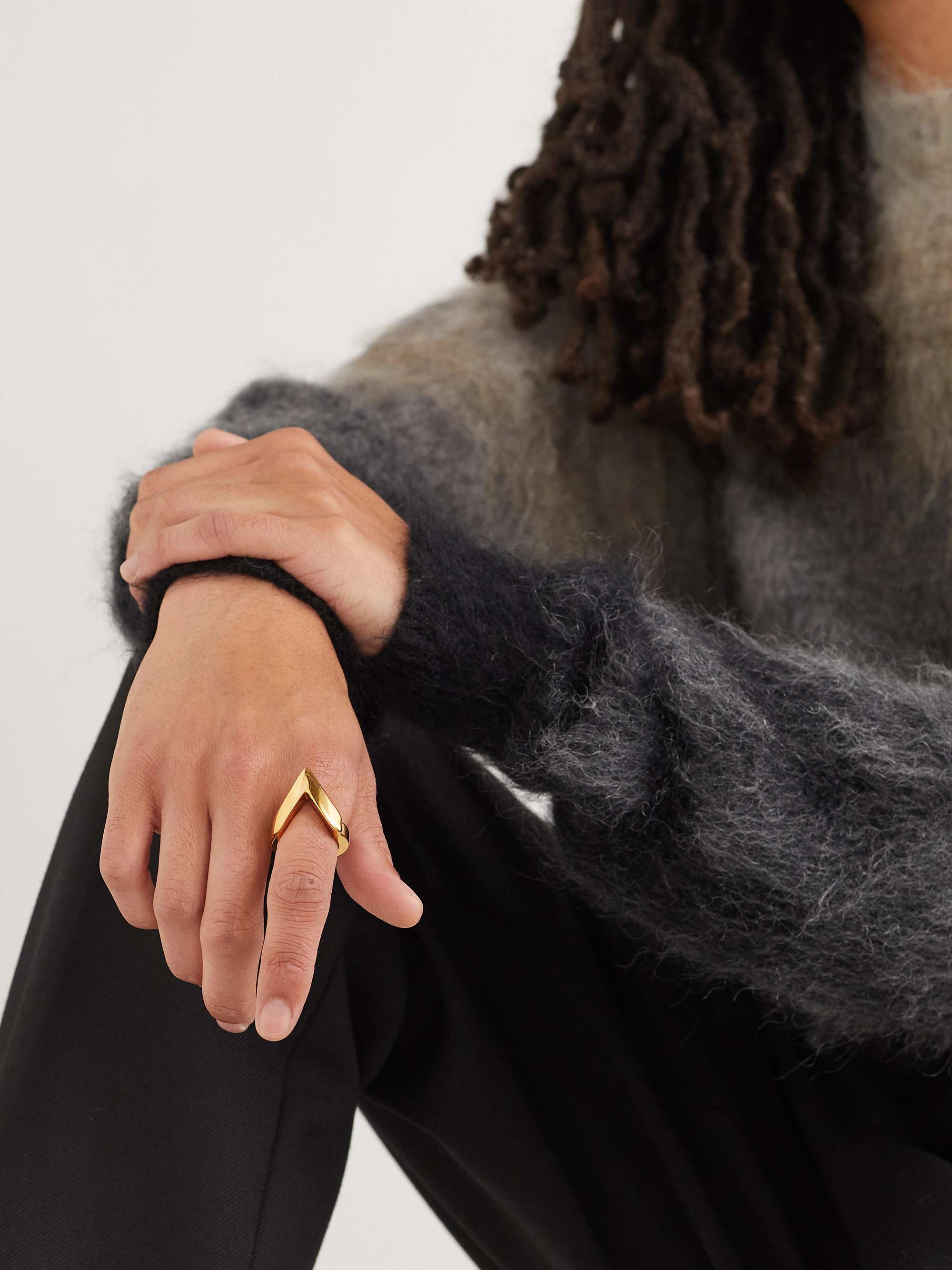 BOTTEGA VENETA Gold-Plated Ring