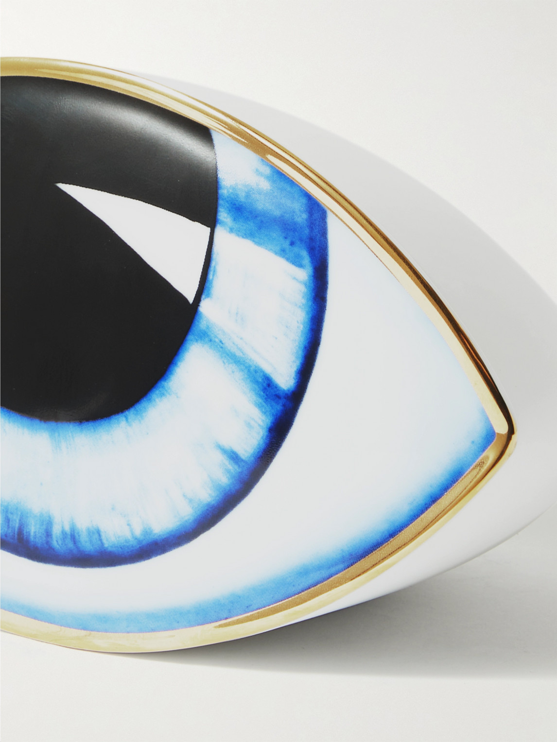 L'objet Lito Gold-plated Porcelain Paperweight In Multi