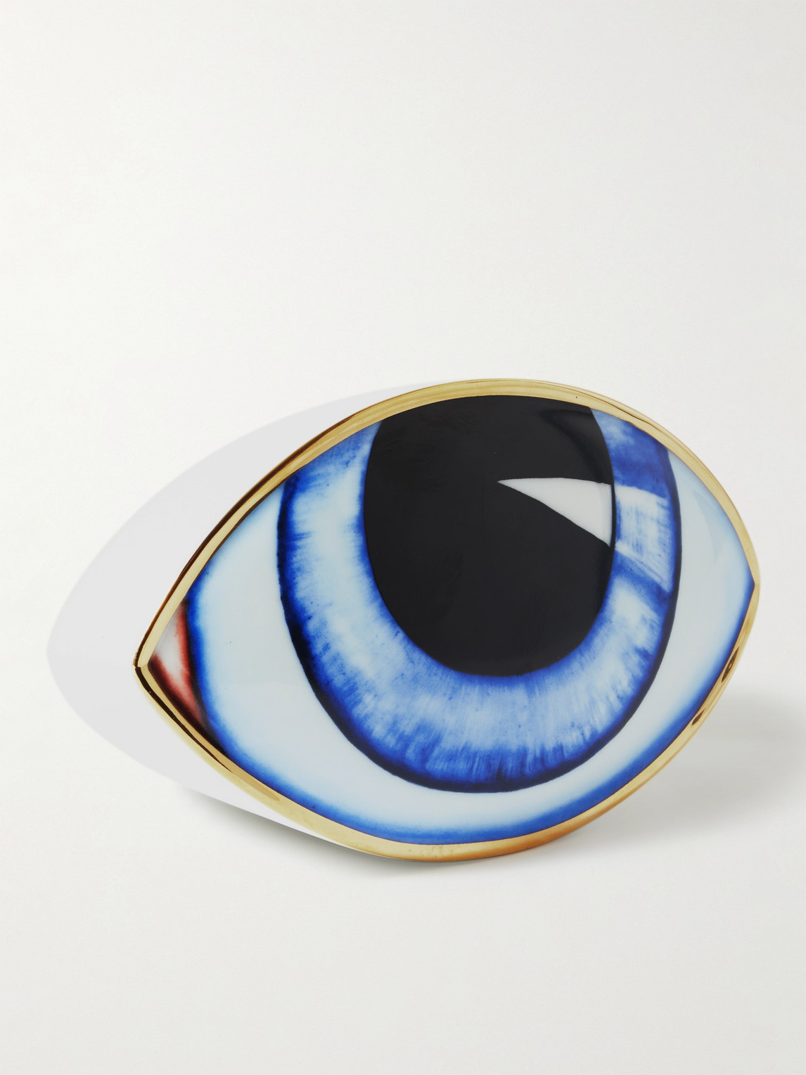 L'objet Lito Gold-plated Porcelain Paperweight In Multi