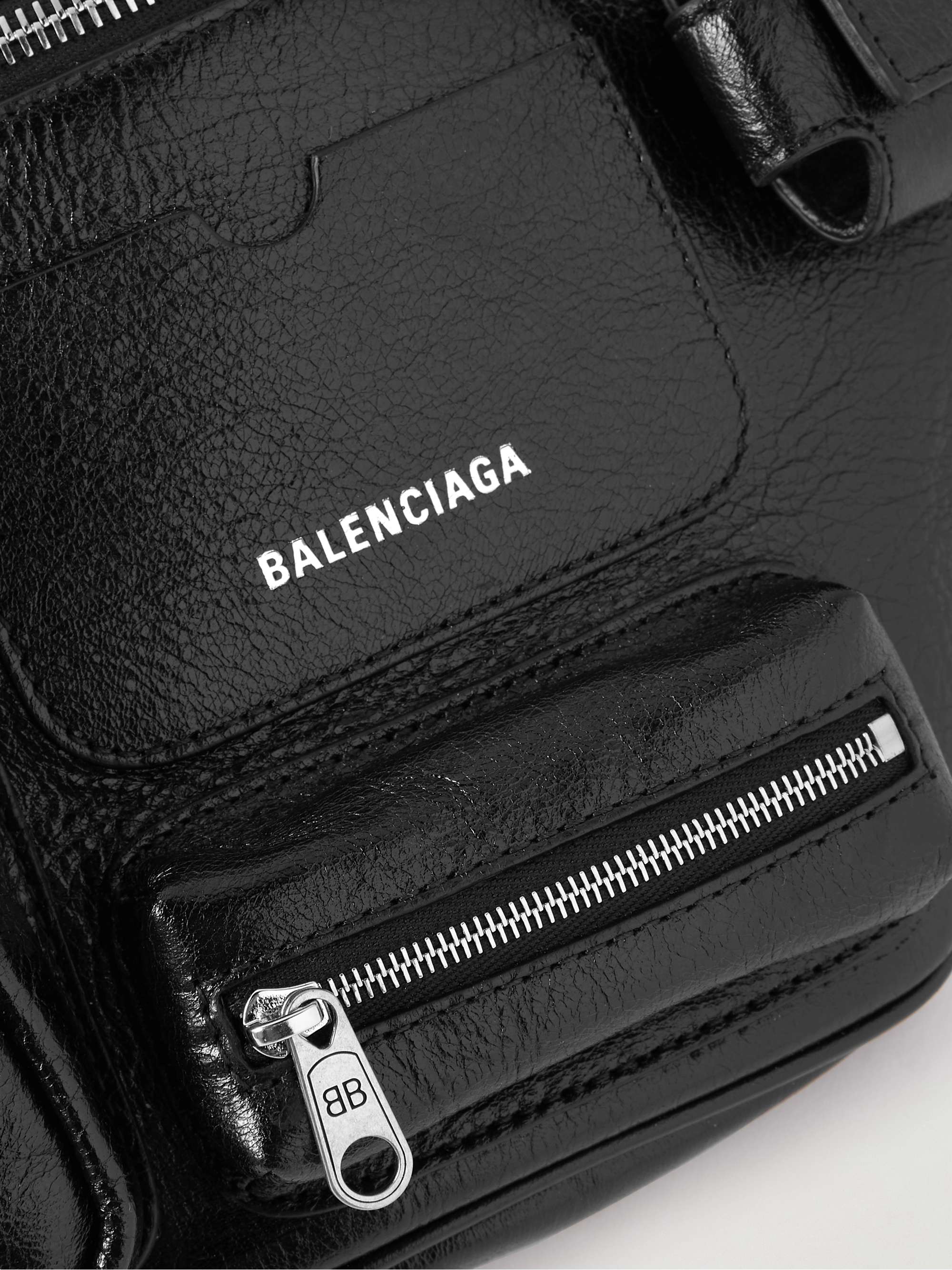 BALENCIAGA Superbusy Full-Grain Leather Belt Bag