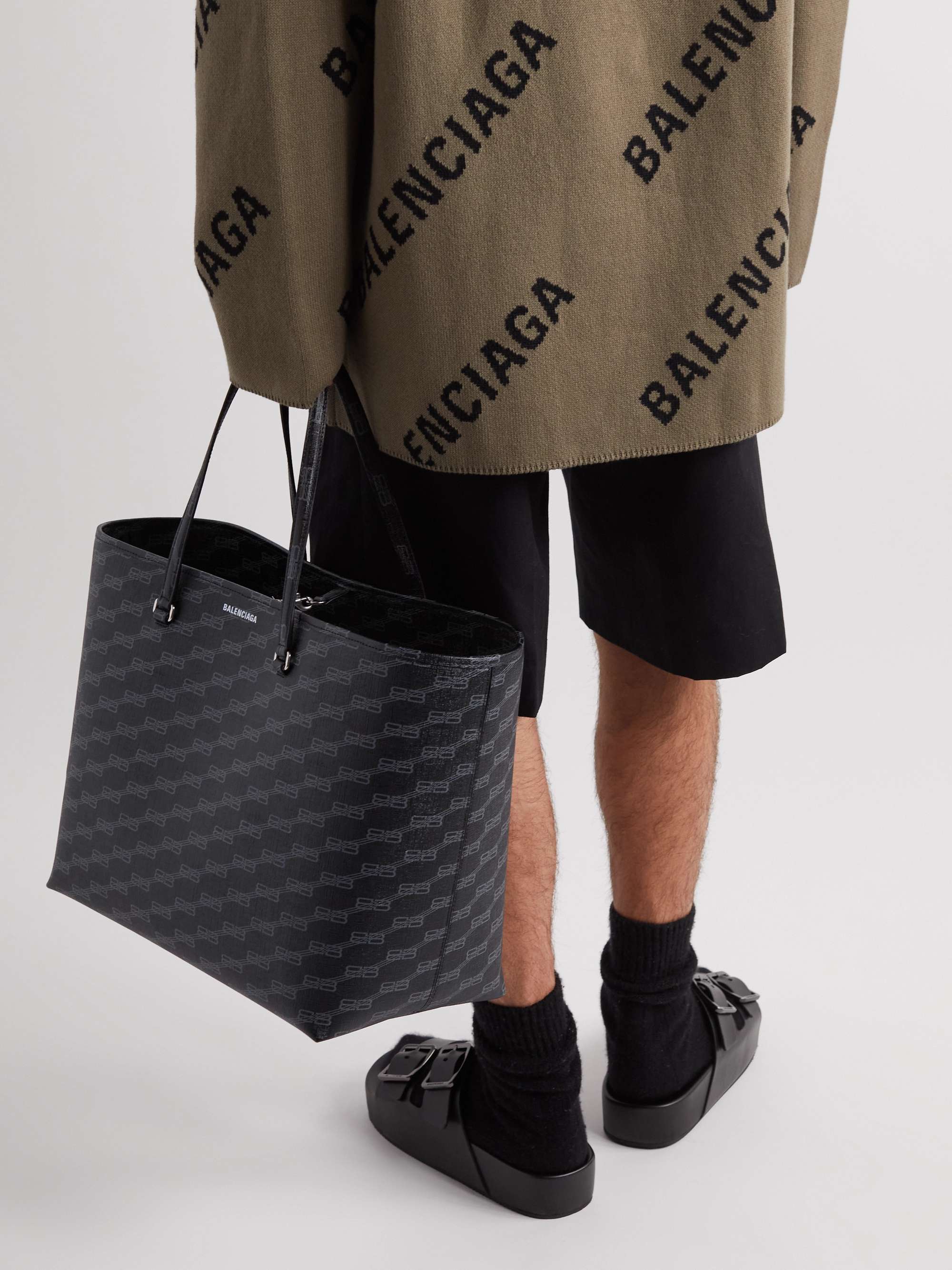 Balenciaga Duty Free Medium Mesh Tote Bag  Neiman Marcus