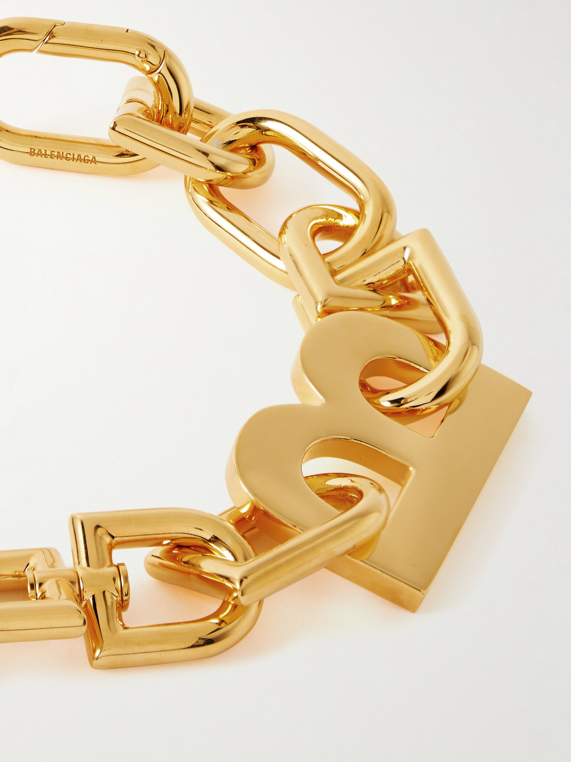  Balenciaga - Gold-tone Chain Bracelet - Men - Gold - S 