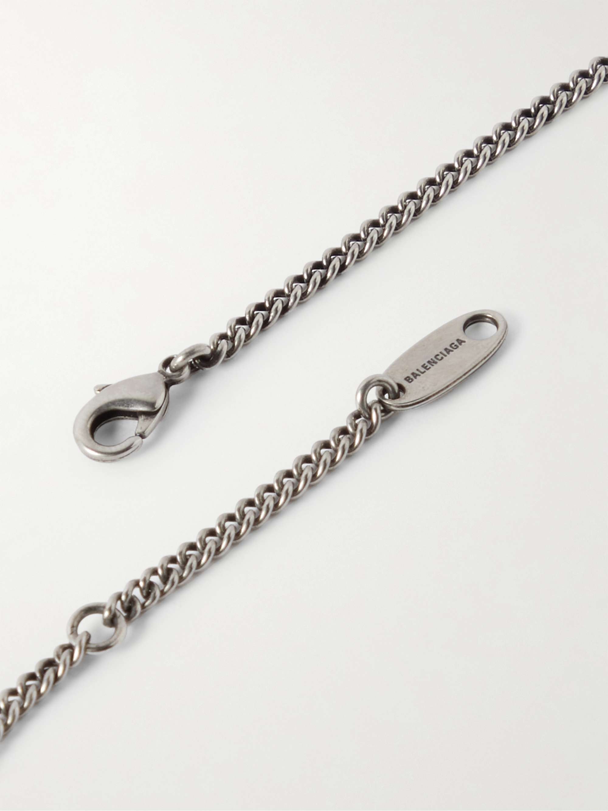 BALENCIAGA Silver-Tone Necklace