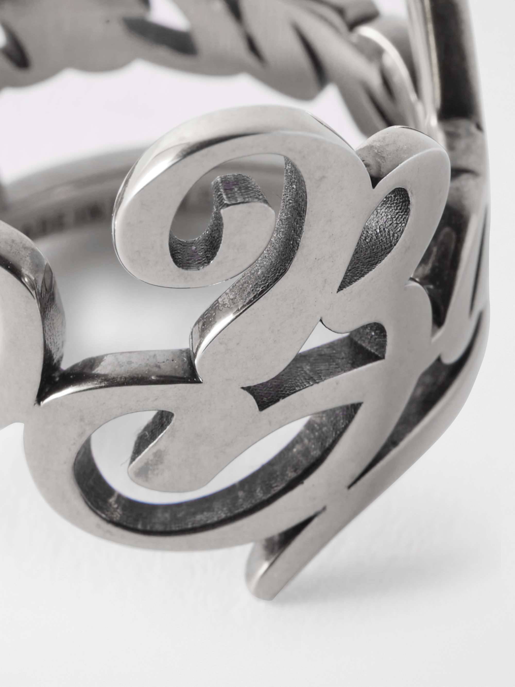 BALENCIAGA Typo Gold-Tone Ring