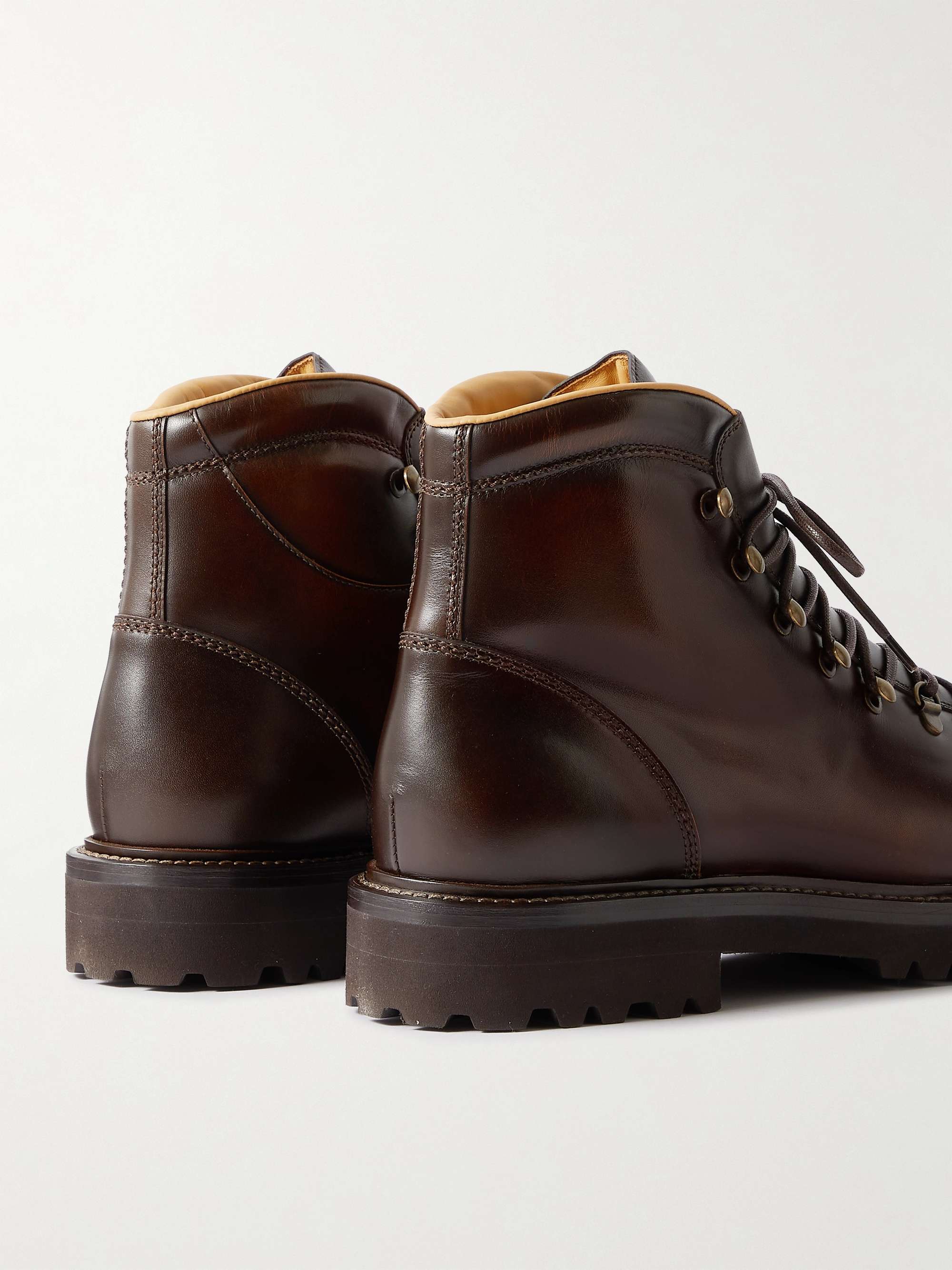 BRUNELLO CUCINELLI Leather Hiking Boots