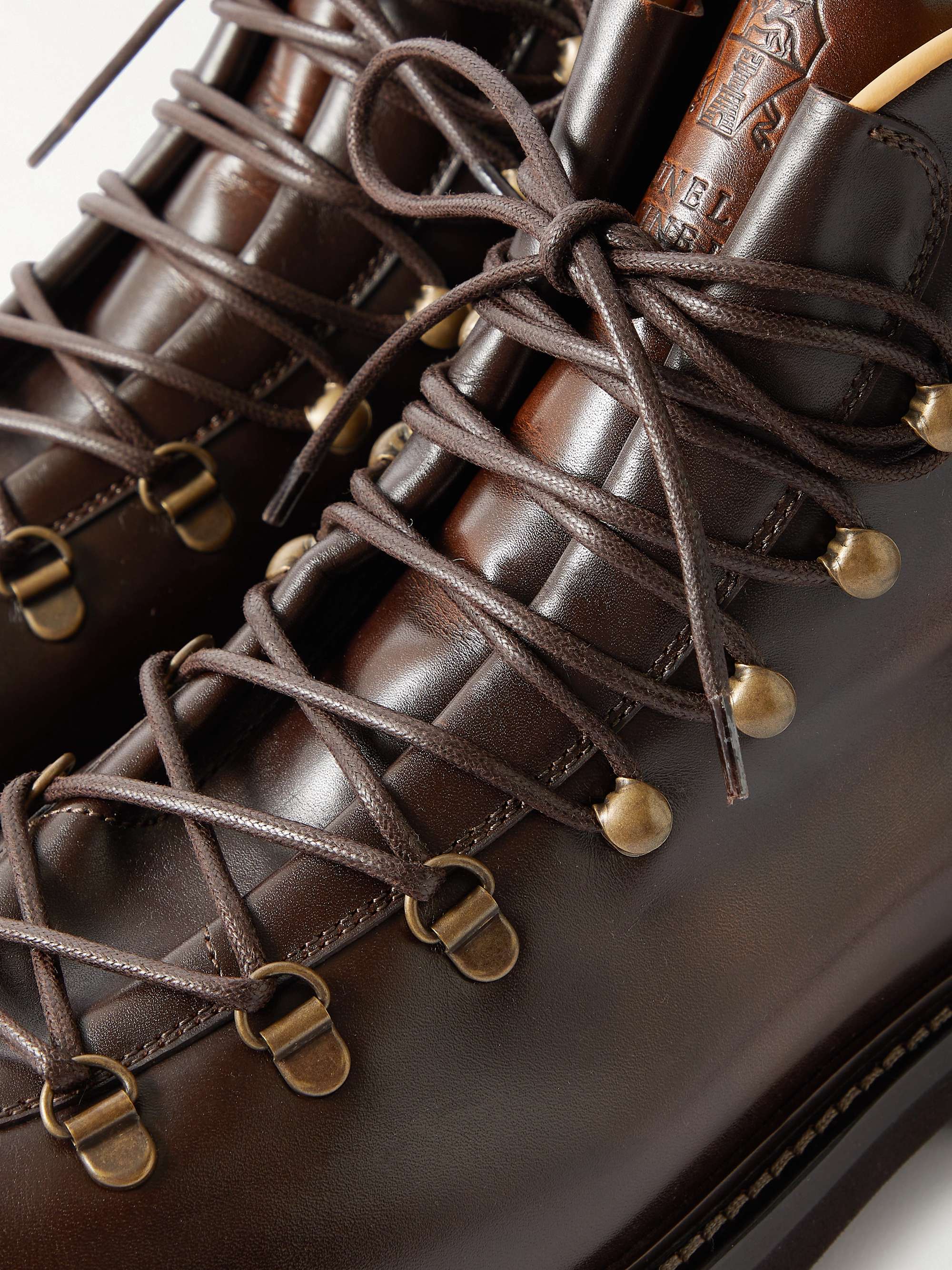BRUNELLO CUCINELLI Leather Hiking Boots
