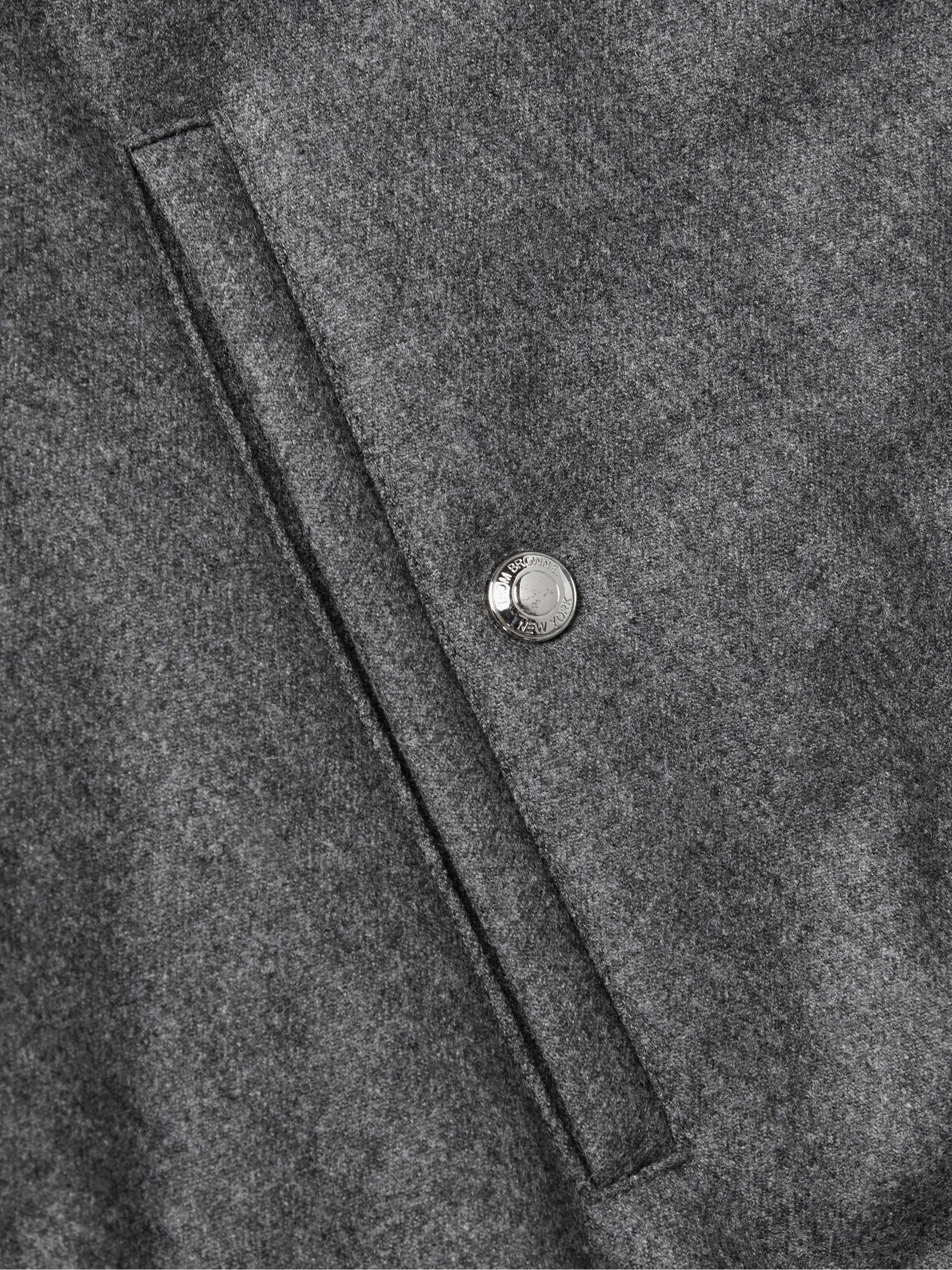 THOM BROWNE Wool and Cashmere-Blend Down Bomber Jacket