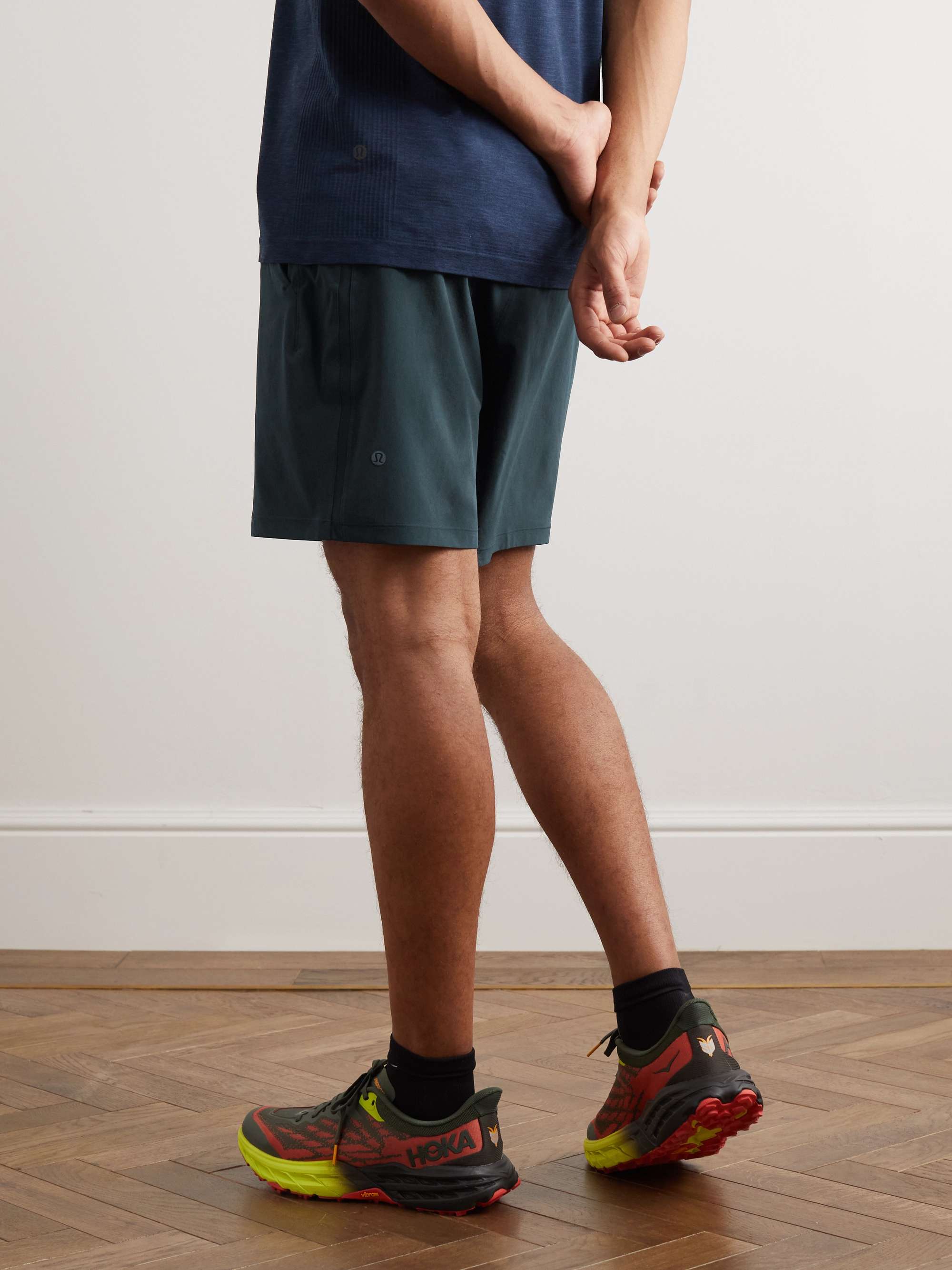 LULULEMON Straight-Leg Recycled Stretch-Jersey Shorts
