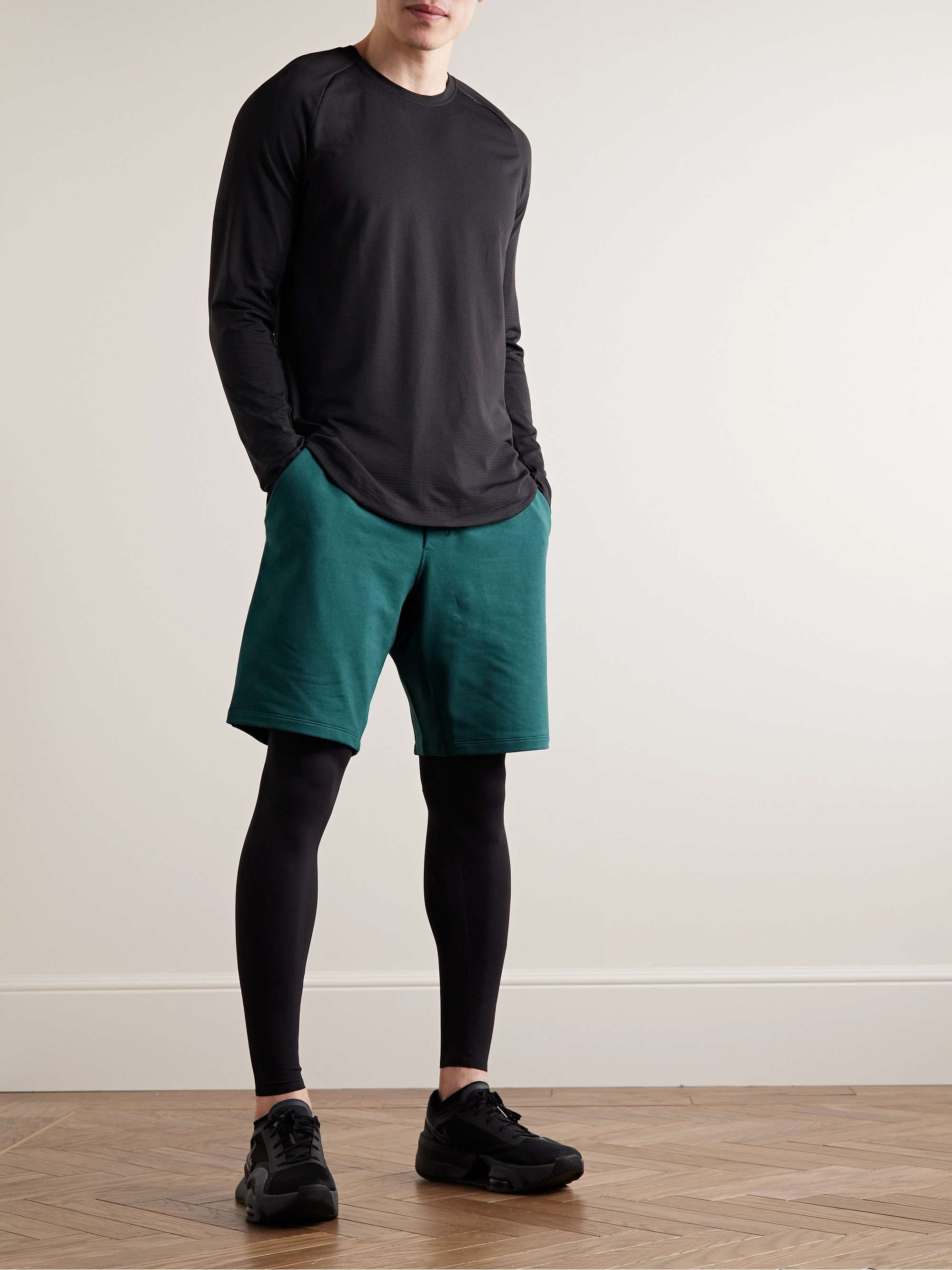 LULULEMON City Sweat Straight-Leg Jersey Drawstring Shorts