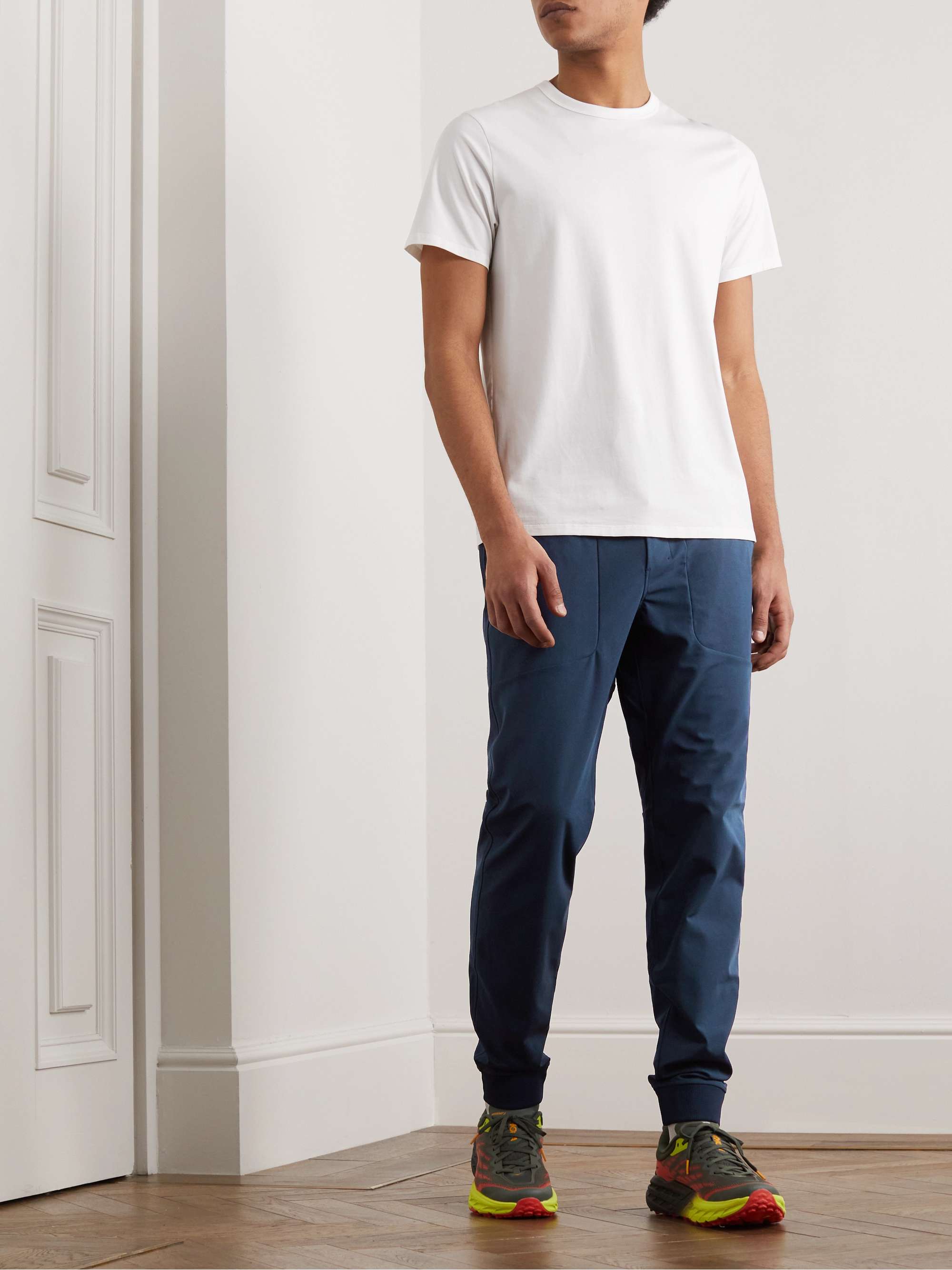 LULULEMON ABC Slim-Fit Tapered Stretch-Jersey Sweatpants
