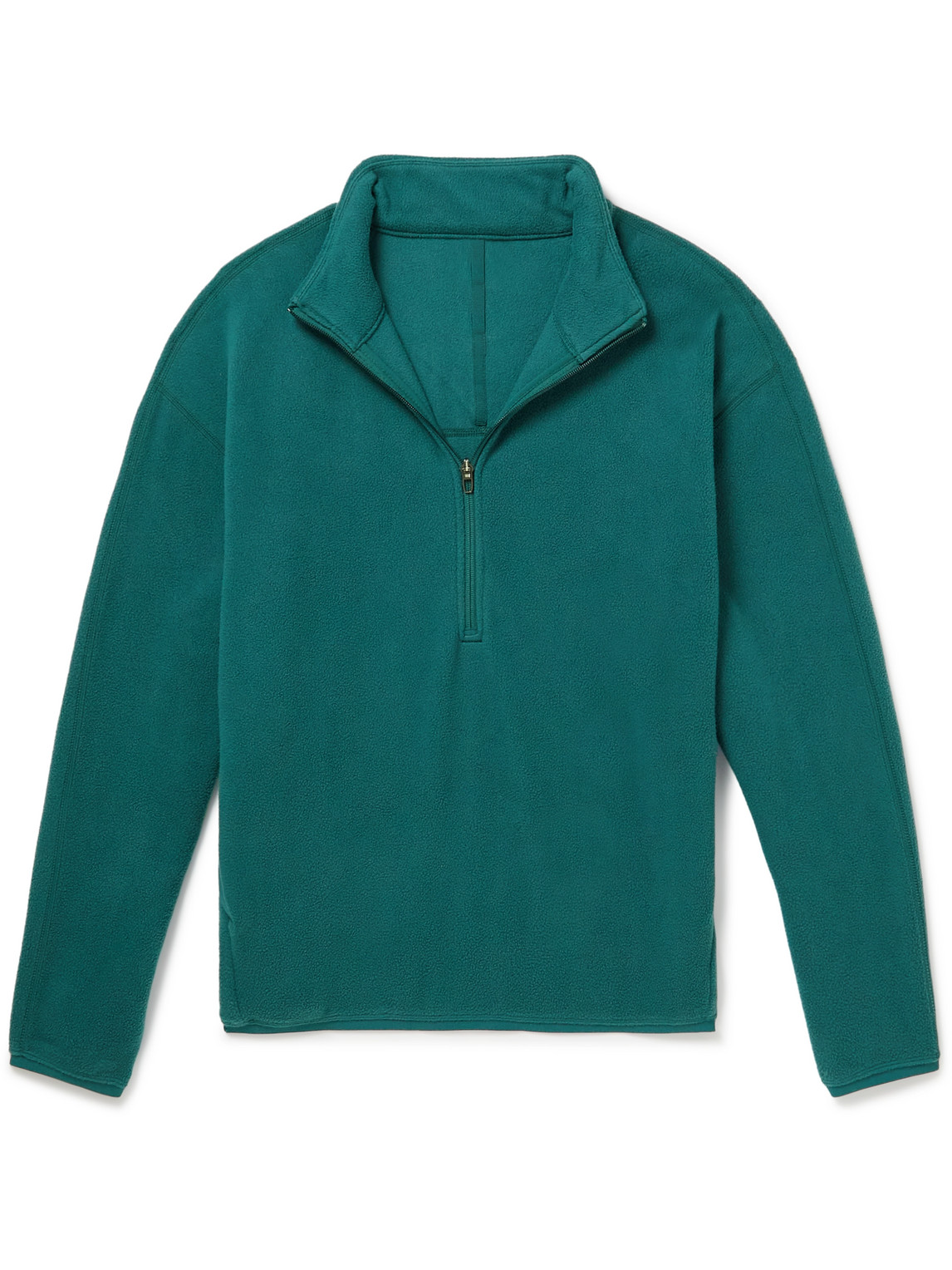Lululemon Oversized-fit Fleece Half Zip In Blue