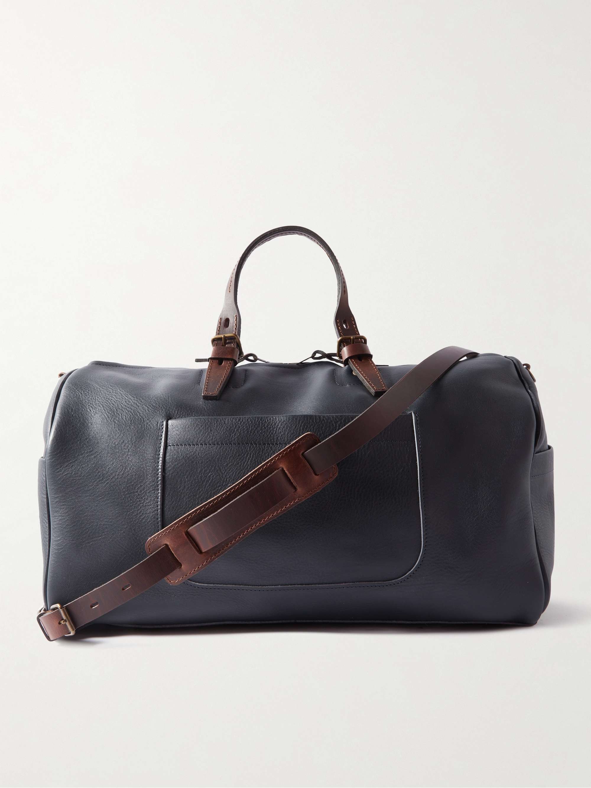 BLEU DE CHAUFFE Full-Grain Leather Holdall for Men | MR PORTER