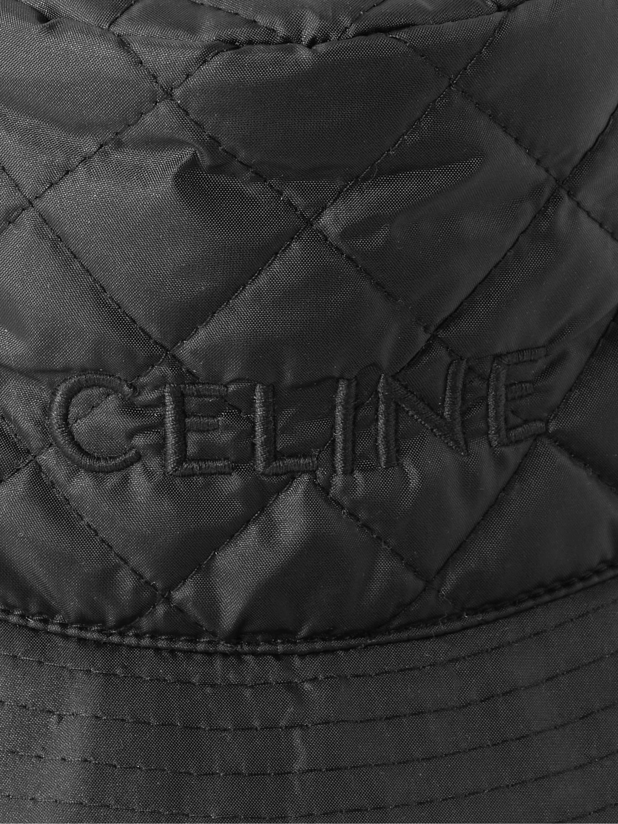 CELINE HOMME Bob Padded Quilted Shell Bucket Hat