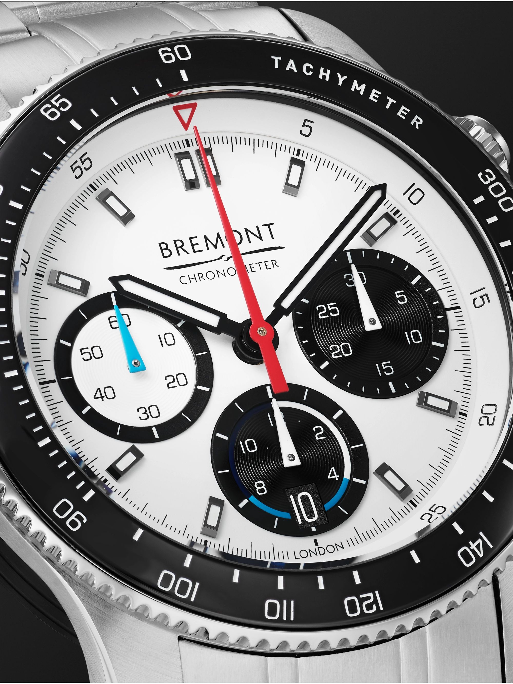BREMONT + Williams Racing Automatic Chronograph 43mm Stainless Steel Watch, Ref. No. WR-22