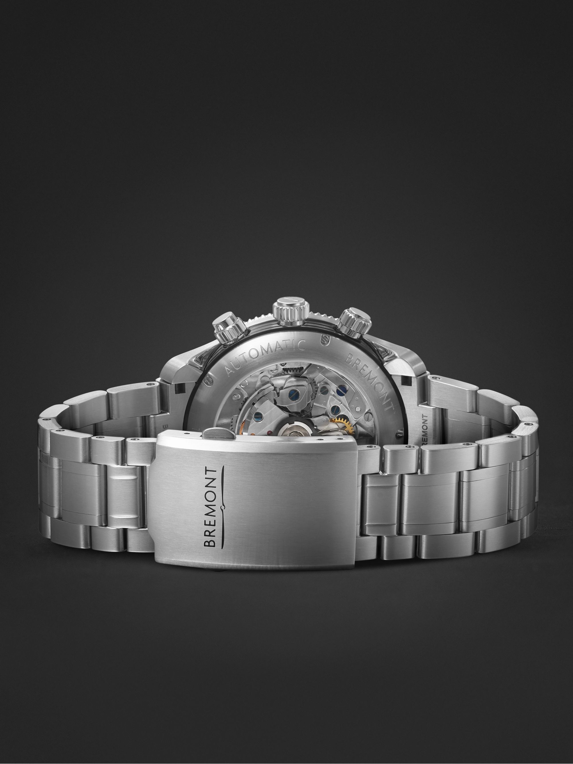 BREMONT + Williams Racing Automatic Chronograph 43mm Stainless Steel Watch, Ref. No. WR-22