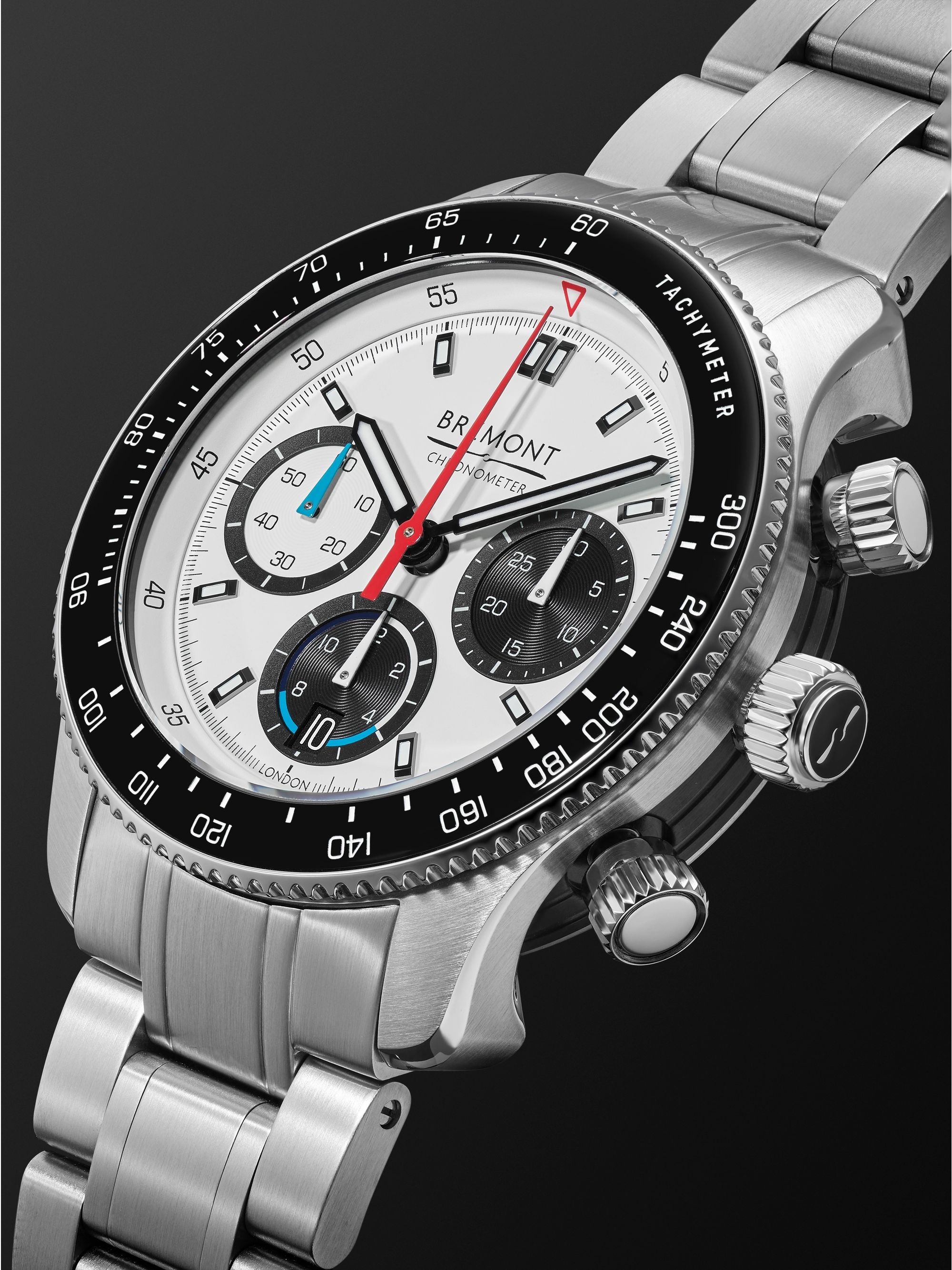 BREMONT + Williams Racing Automatic Chronograph 43mm Stainless Steel Watch, Ref. No. WR-22