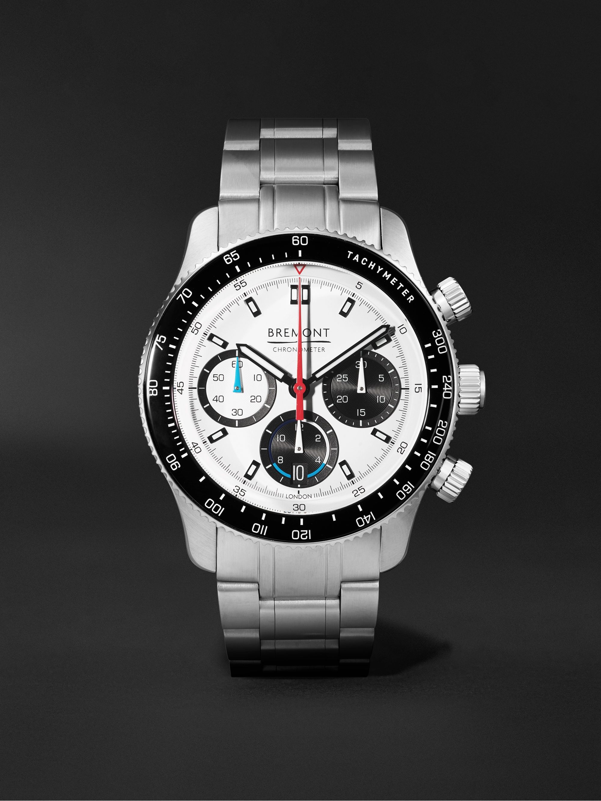 BREMONT + Williams Racing Automatic Chronograph 43mm Stainless Steel Watch, Ref. No. WR-22