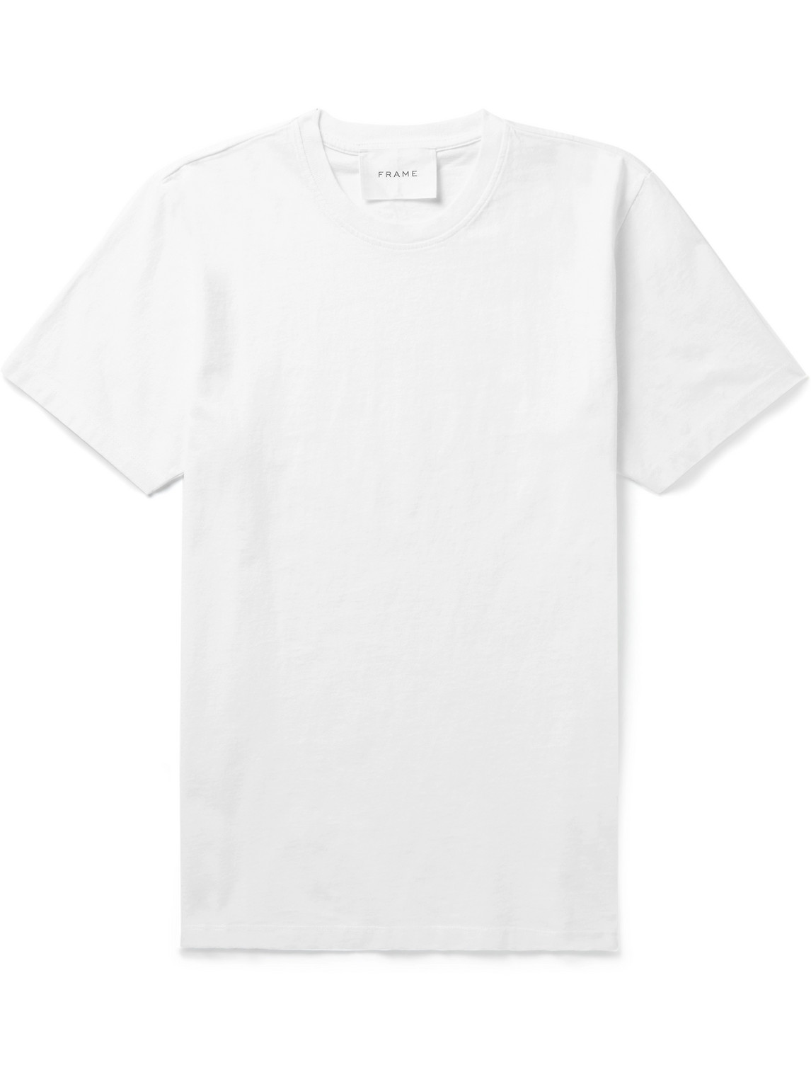 Shop Frame Cotton-jersey T-shirt In White