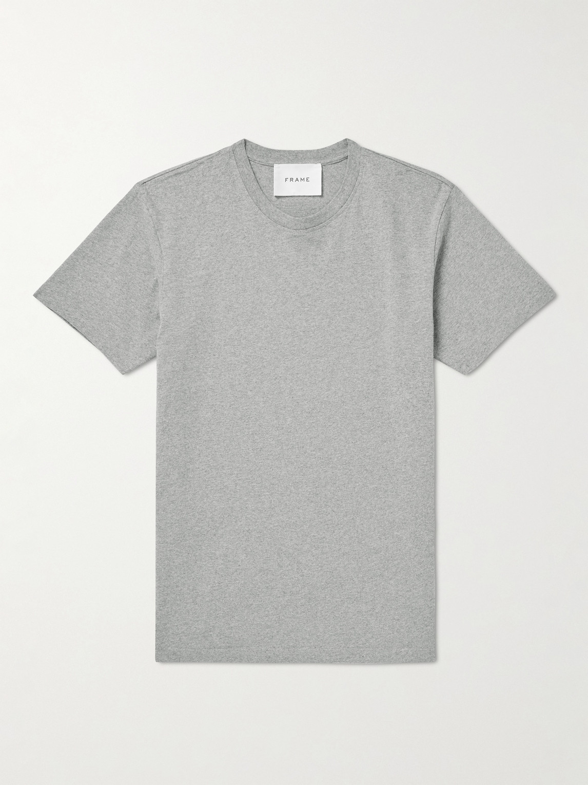 Frame Grey Logo T-shirt In Gray