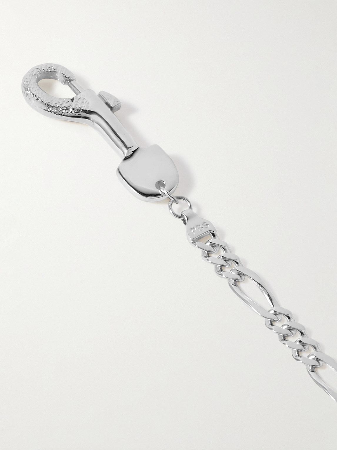  Pearls Before Swine - Silver Key Ring - Men - Silver 