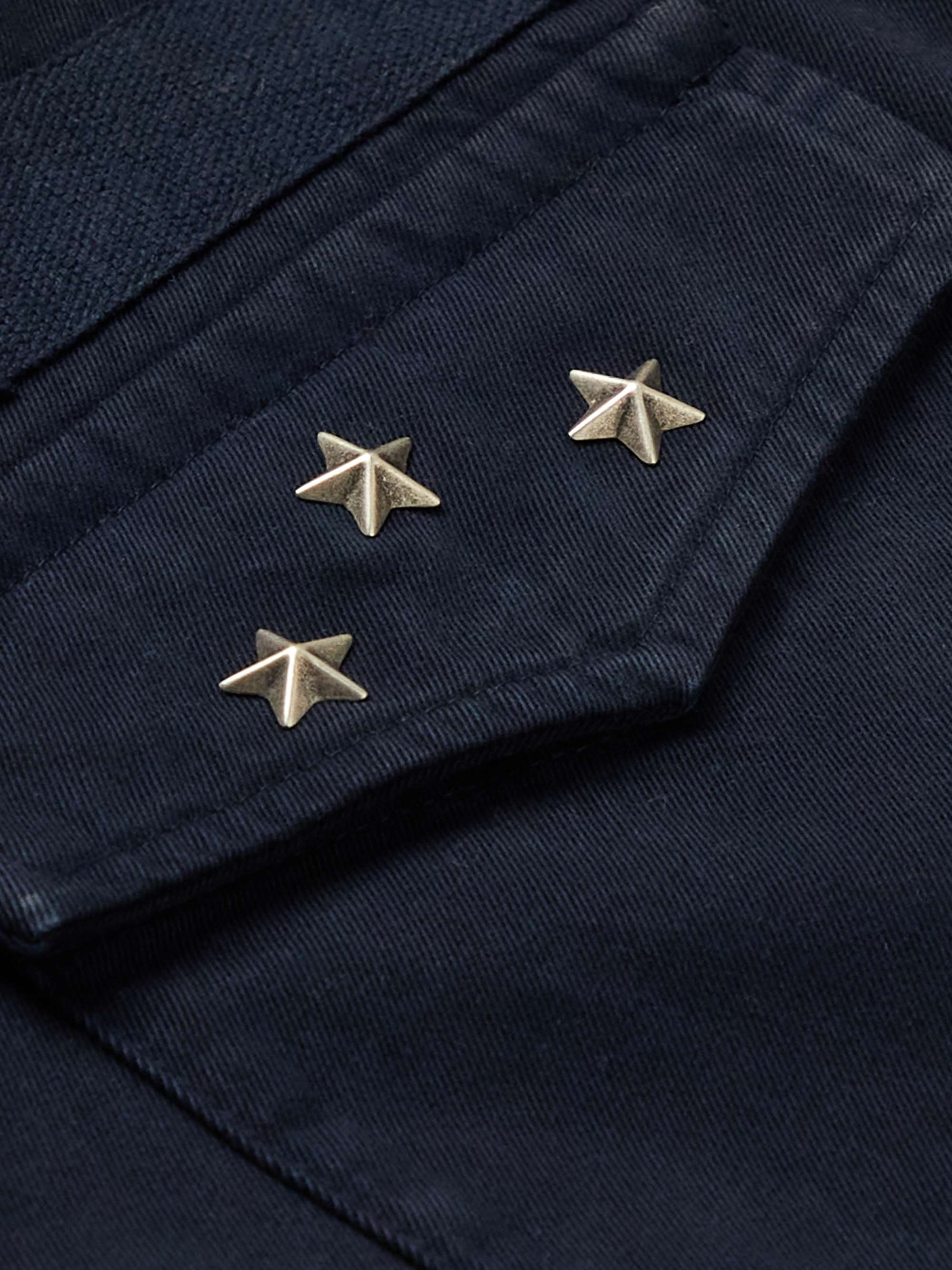 A.P.C. Embellished Cotton-Twill Overshirt