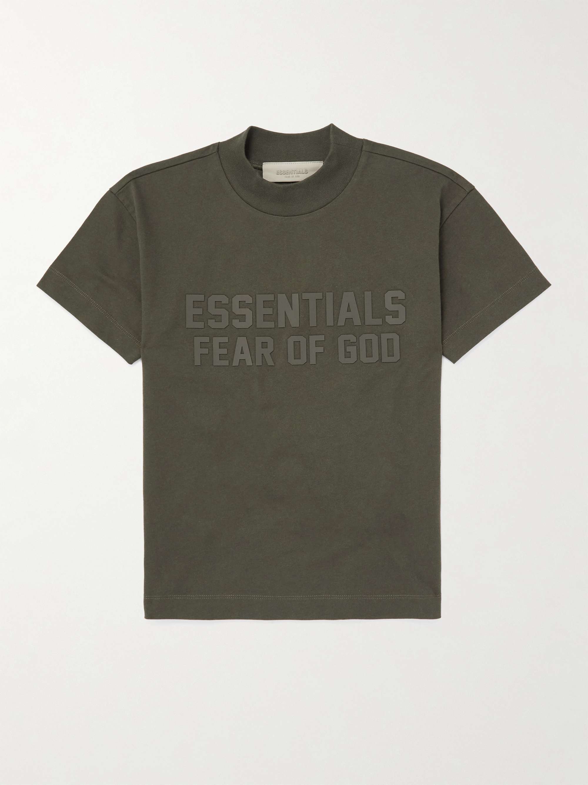 FEAR OF GOD ESSENTIALS KIDS Logo-Appliquéd Cotton-Jersey T-Shirt