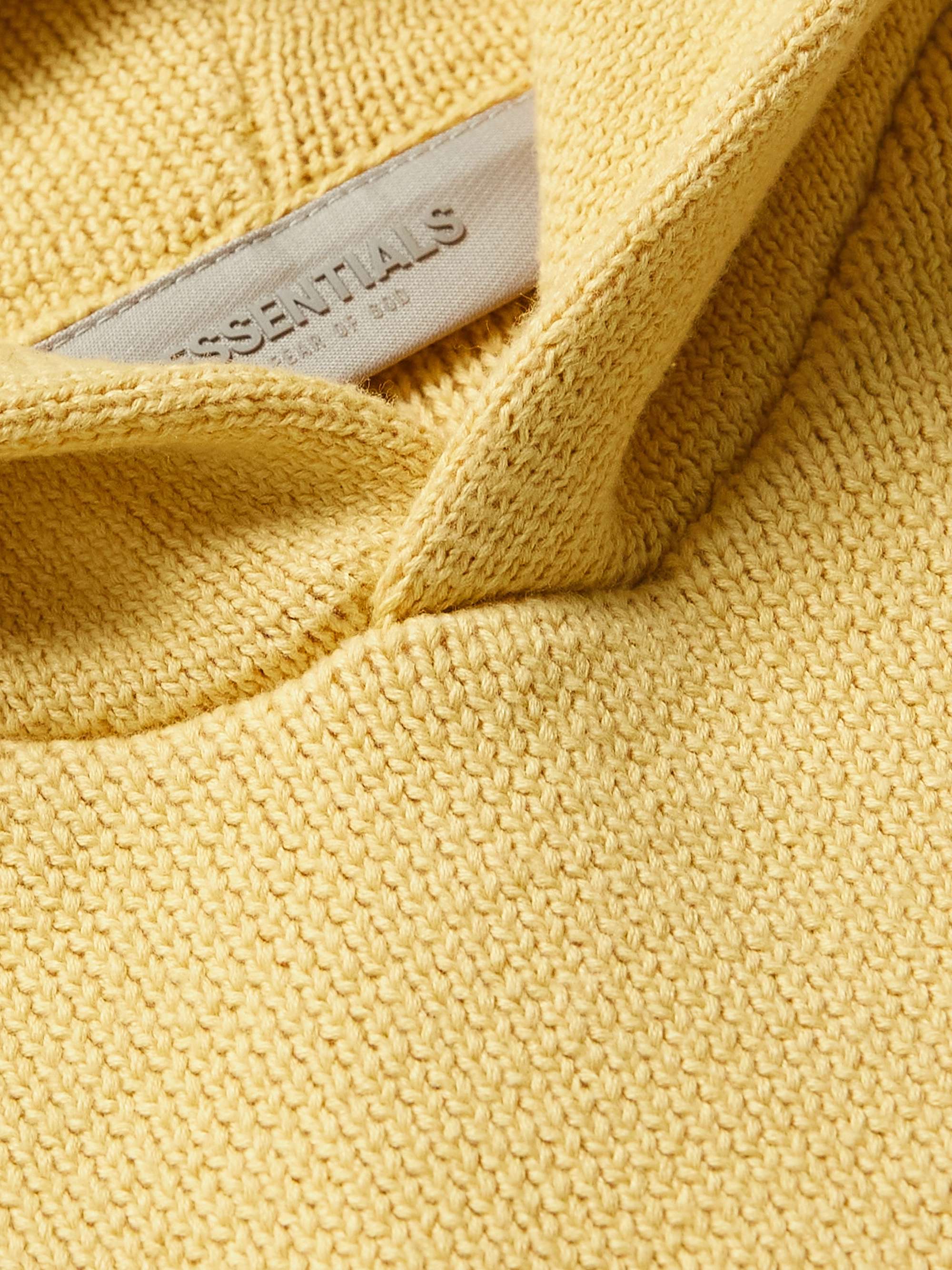 FEAR OF GOD ESSENTIALS KIDS Logo-Appliquéd Cotton-Blend Hoodie