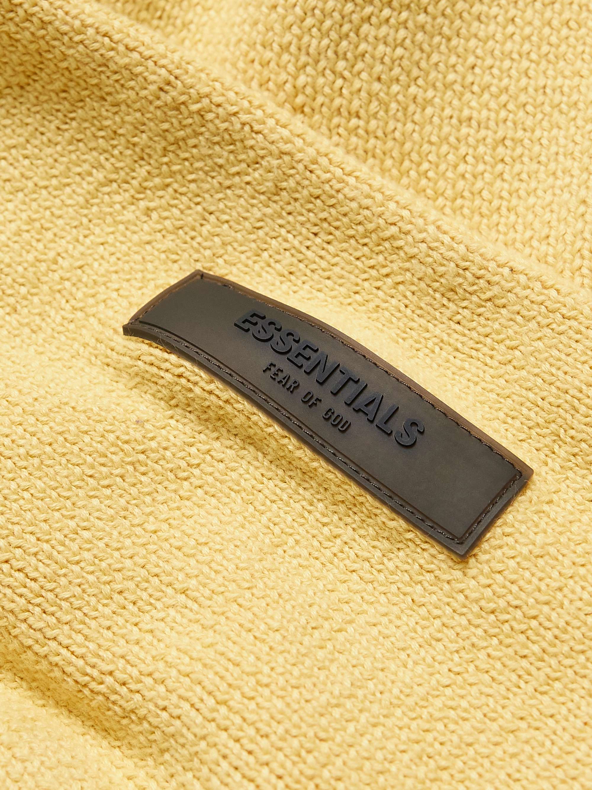 FEAR OF GOD ESSENTIALS KIDS Logo-Appliquéd Cotton-Blend Hoodie