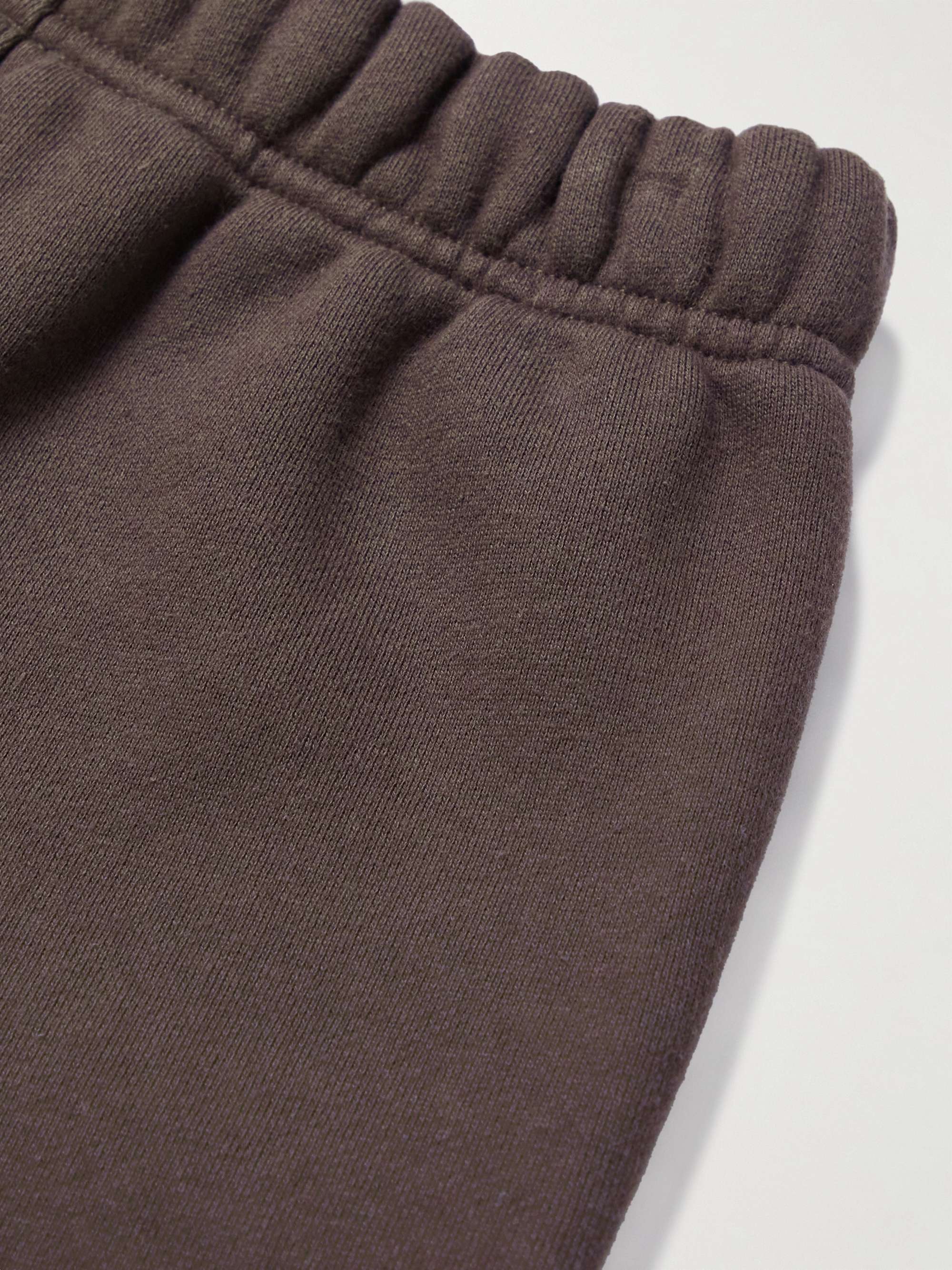 FEAR OF GOD ESSENTIALS KIDS Logo-Appliquéd Cotton-Blend Jersey Drawstring Shorts